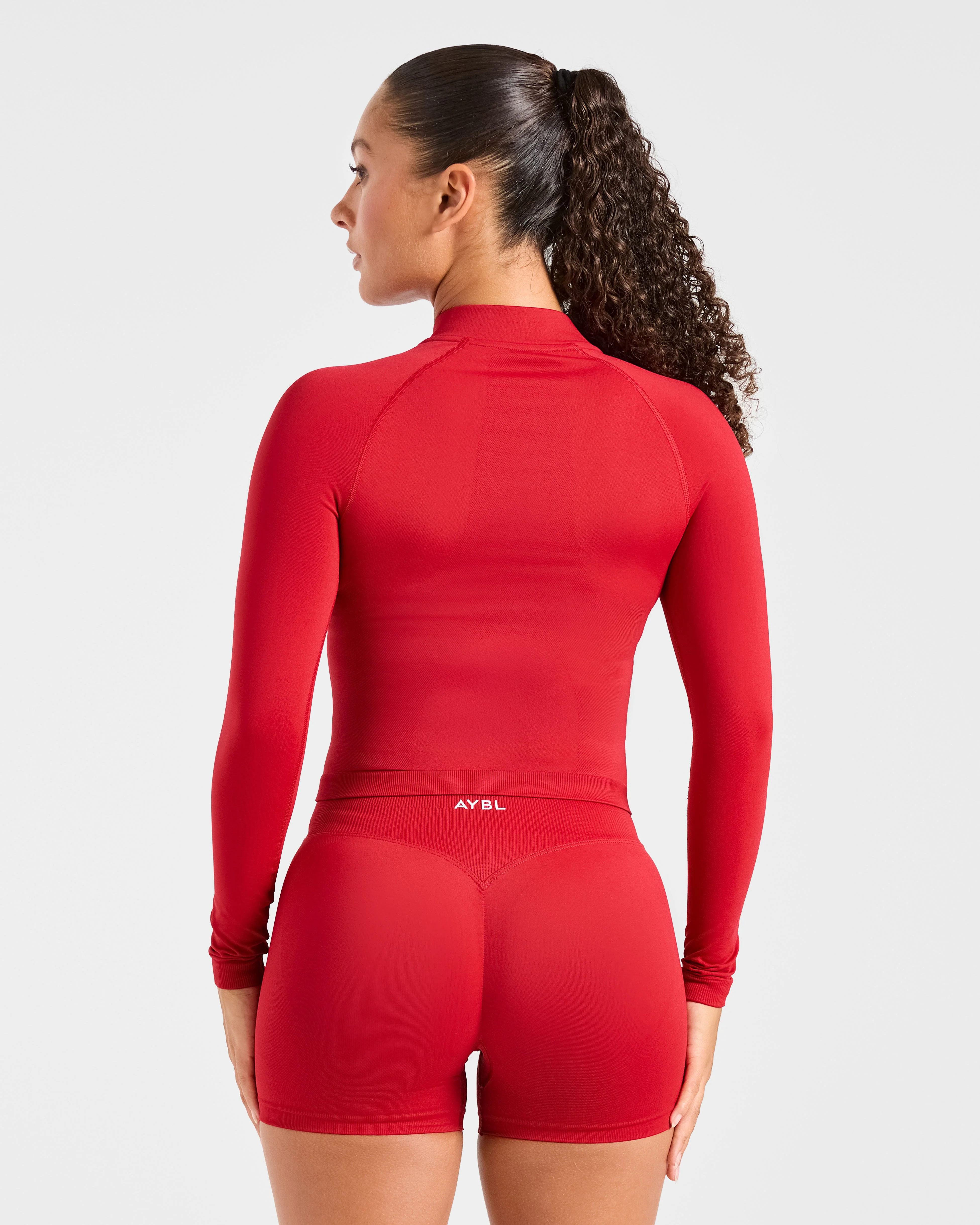 Enhance Seamless Jacket - Red - Image 2