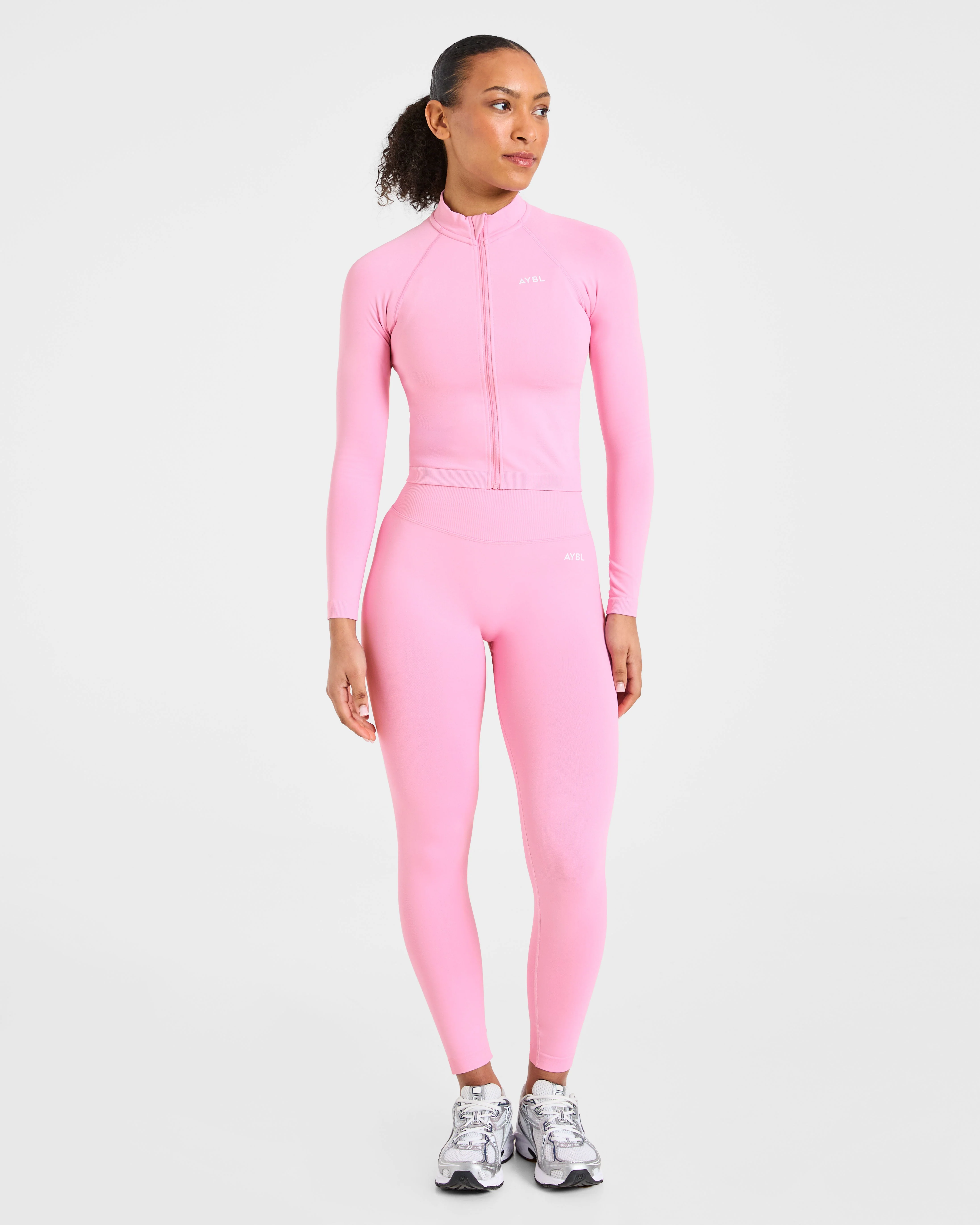Enhance Seamless Jacket - Sugar Pink - Image 3