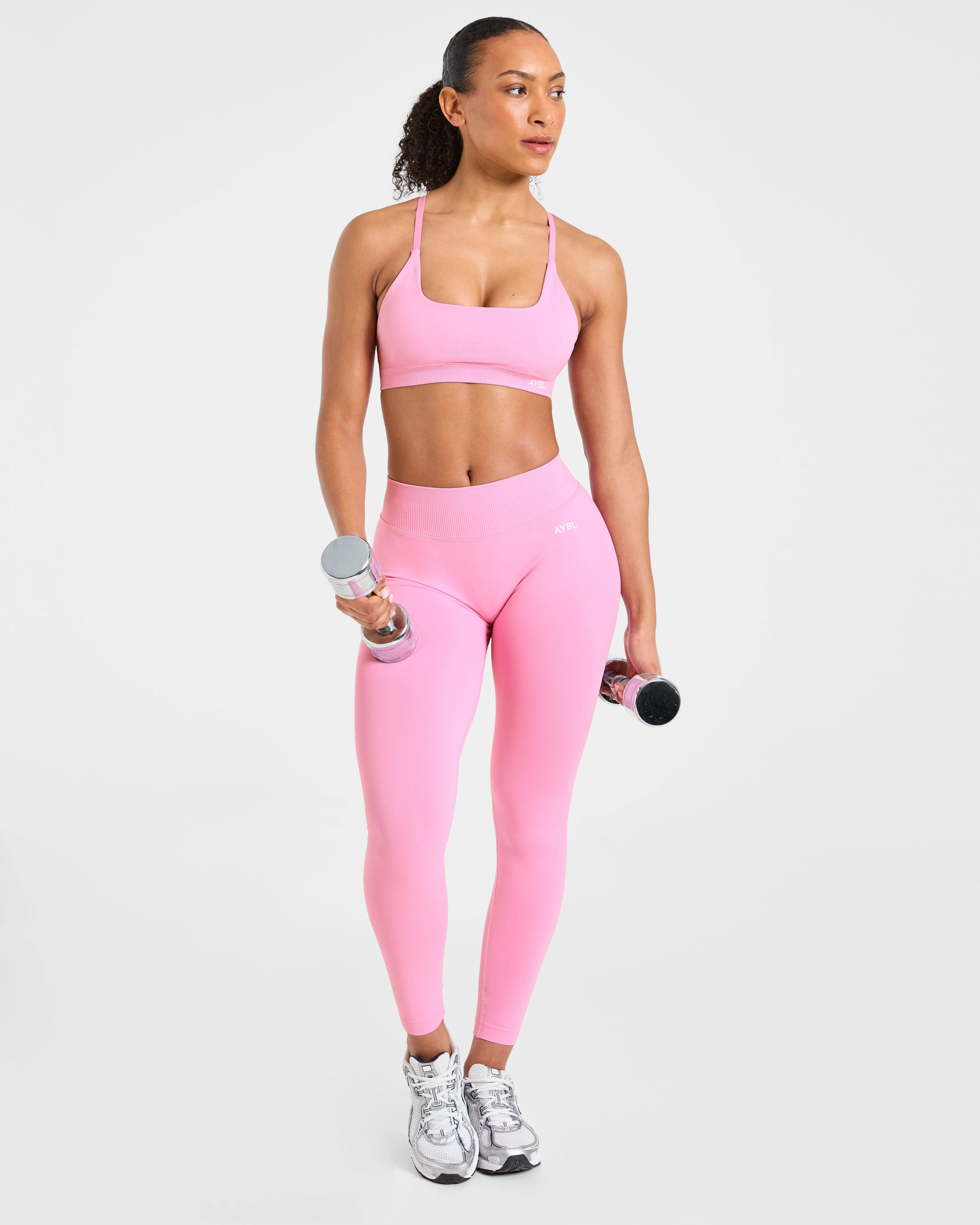 Enhance Seamless Leggings - Sugar Pink - Image 7