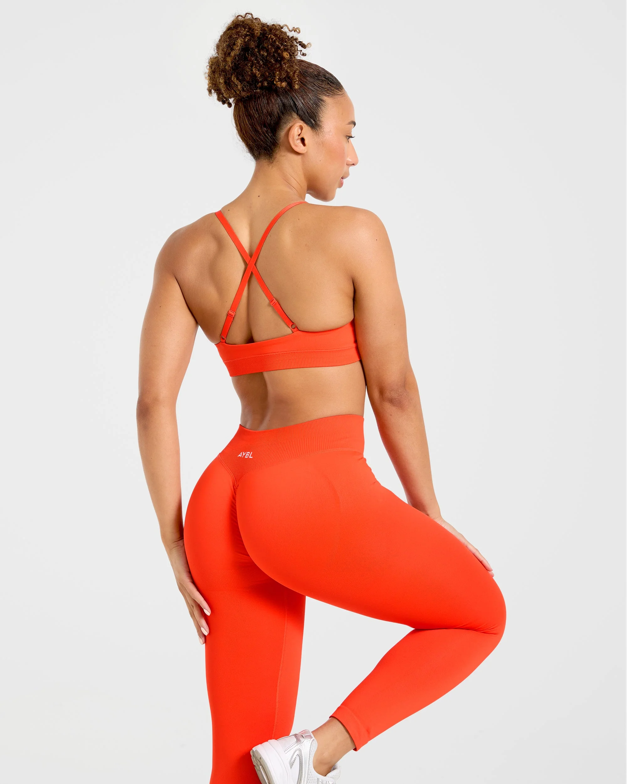 Enhance Seamless Leggings - Summer Orange - Image 7