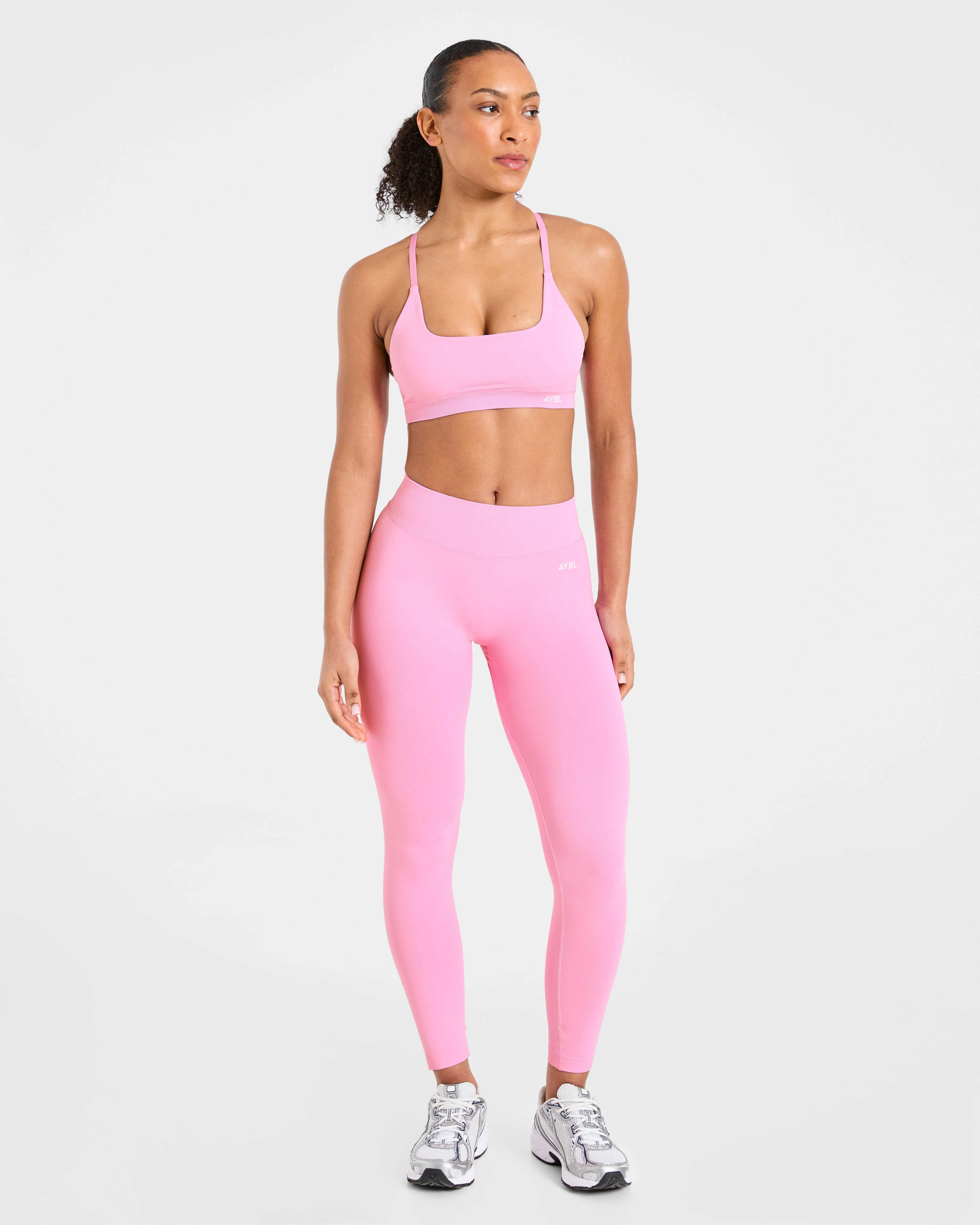Enhance Seamless Sports Bra - Sugar Pink - Image 3