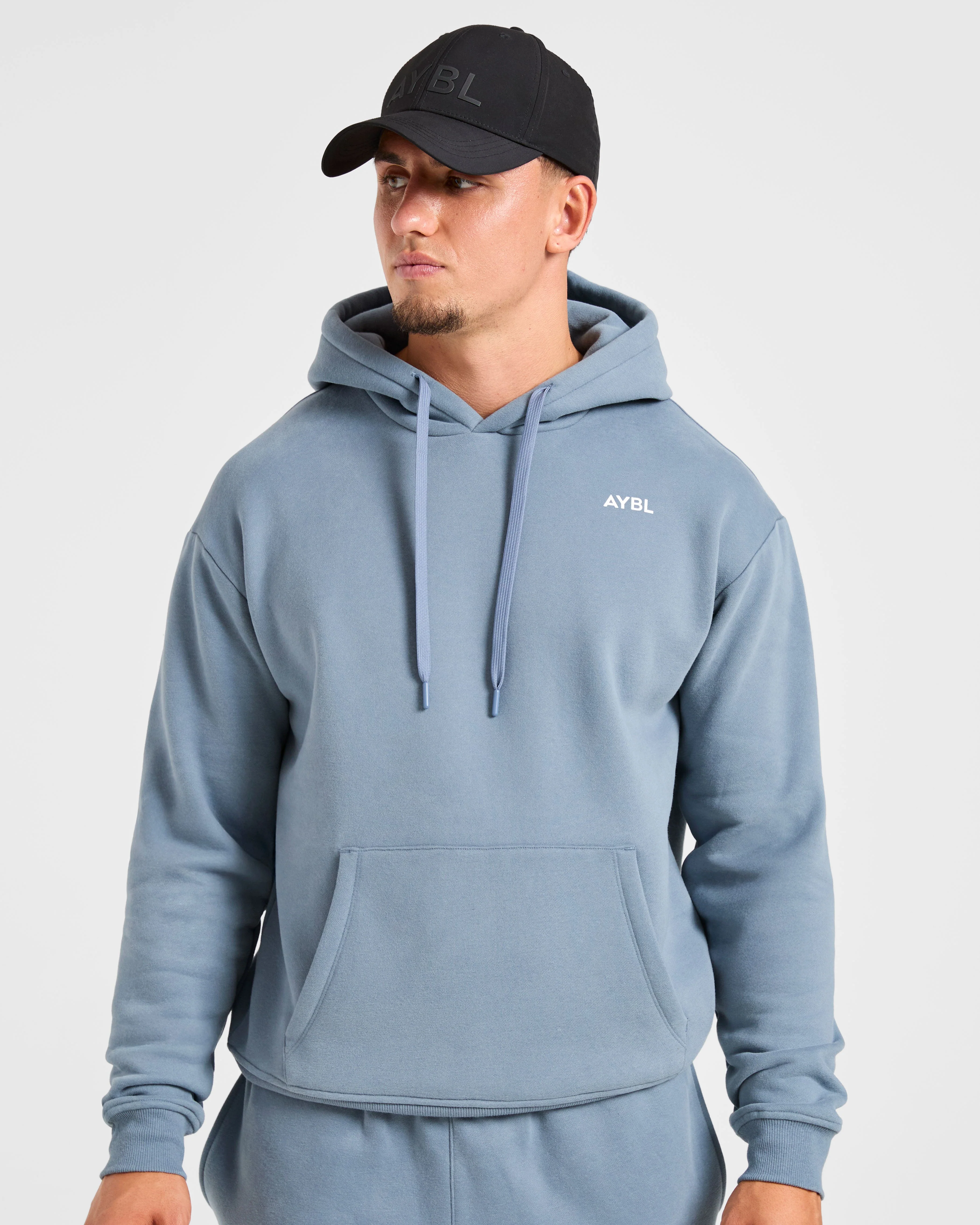 Essential Hoodie - Blue - Image 7