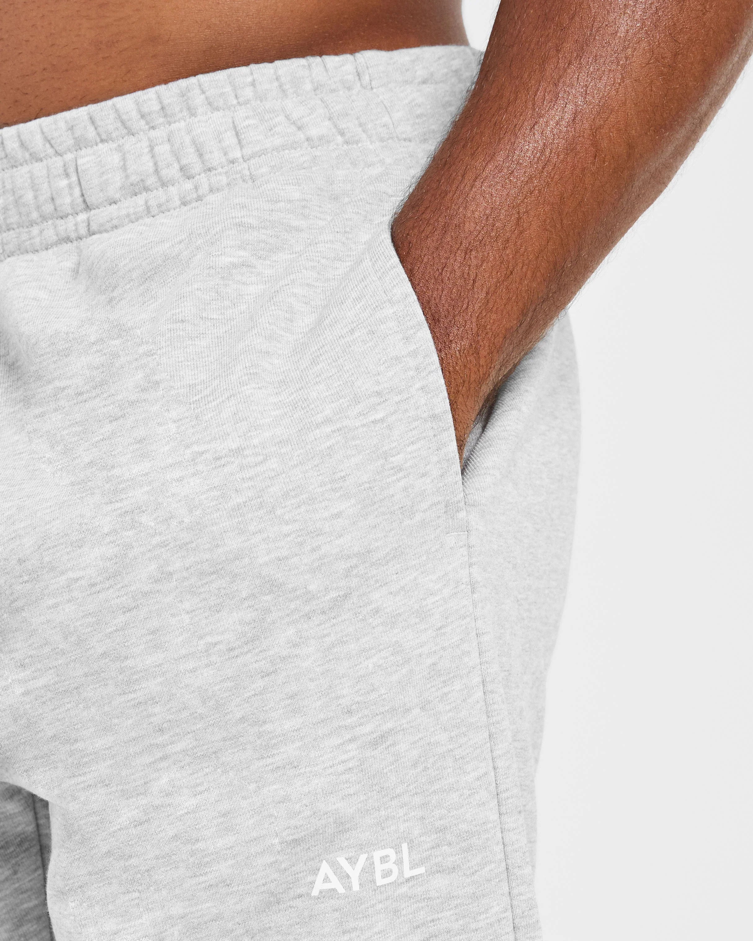 Essential Lightweight 7" Shorts - Grey Marl - Image 5