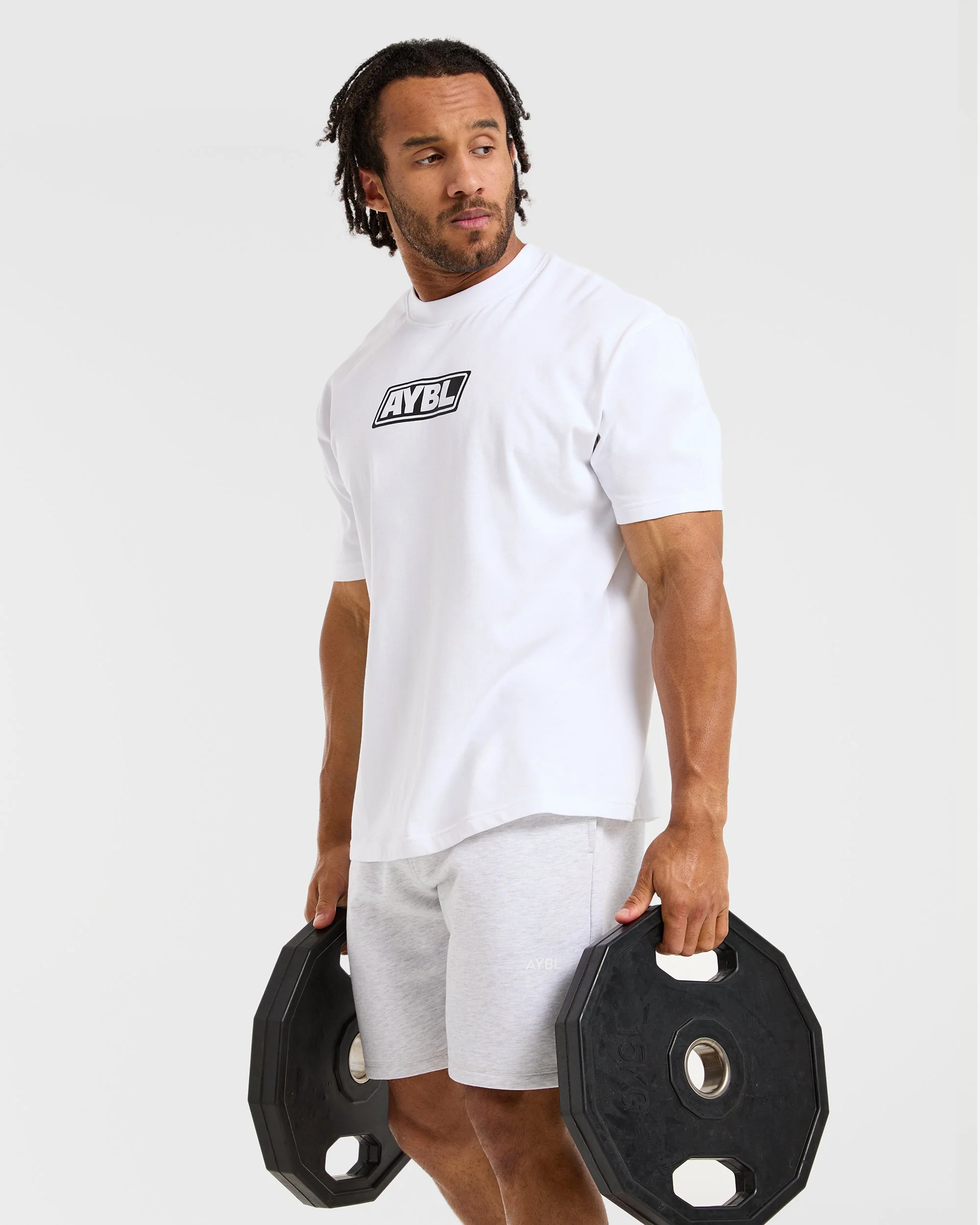 Essential Lightweight 7" Shorts - Grey Marl - Image 8