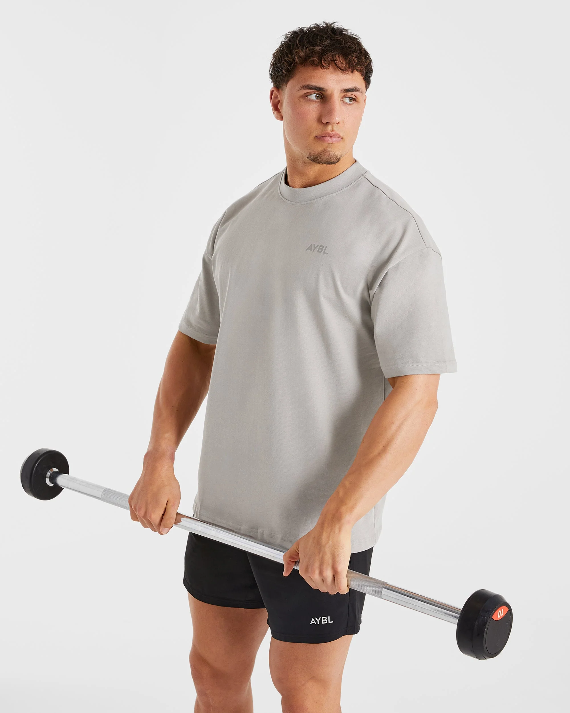 Essential Oversized T Shirt - Fog - Image 8