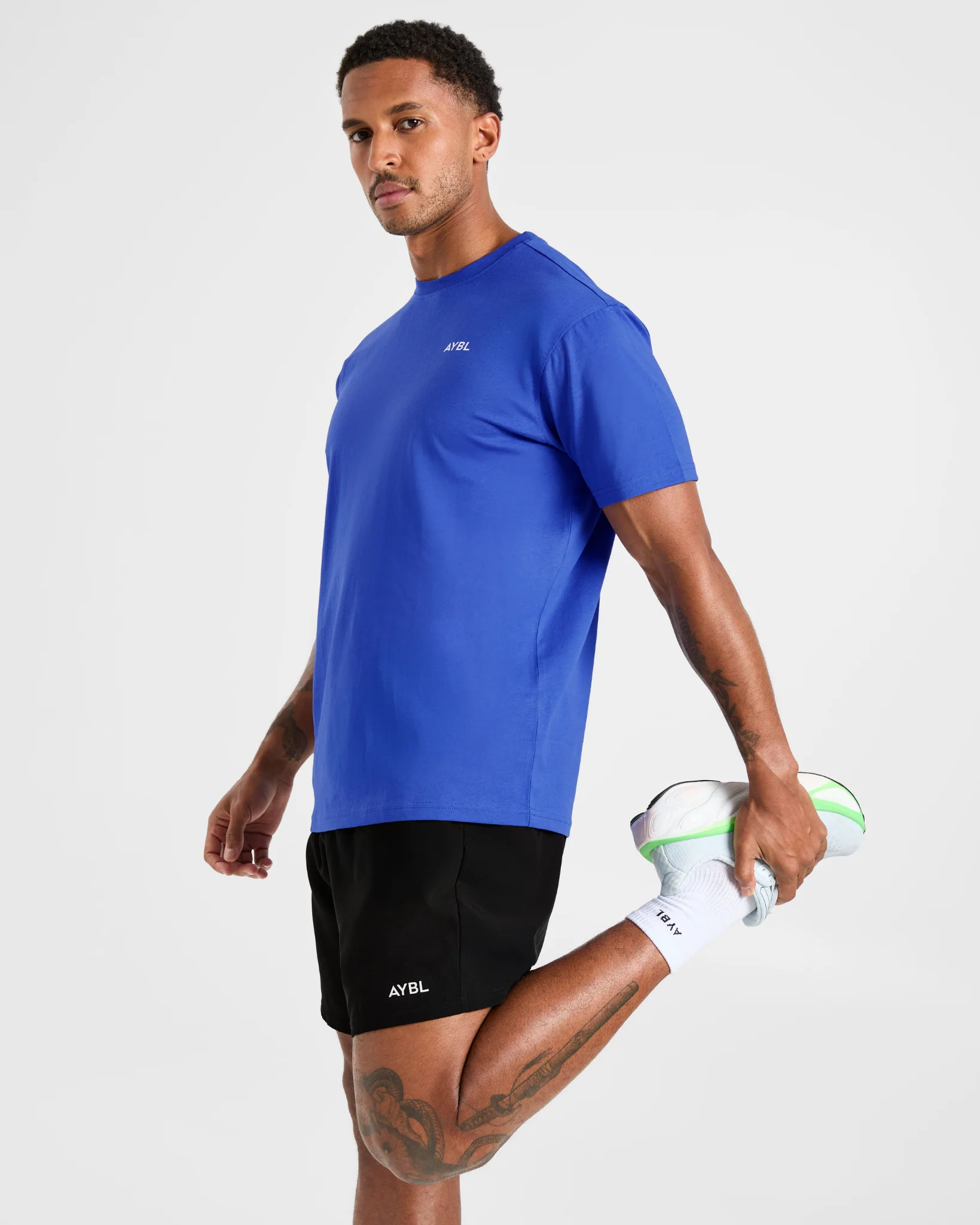 Essential T Shirt - Cobalt Blue - Image 8