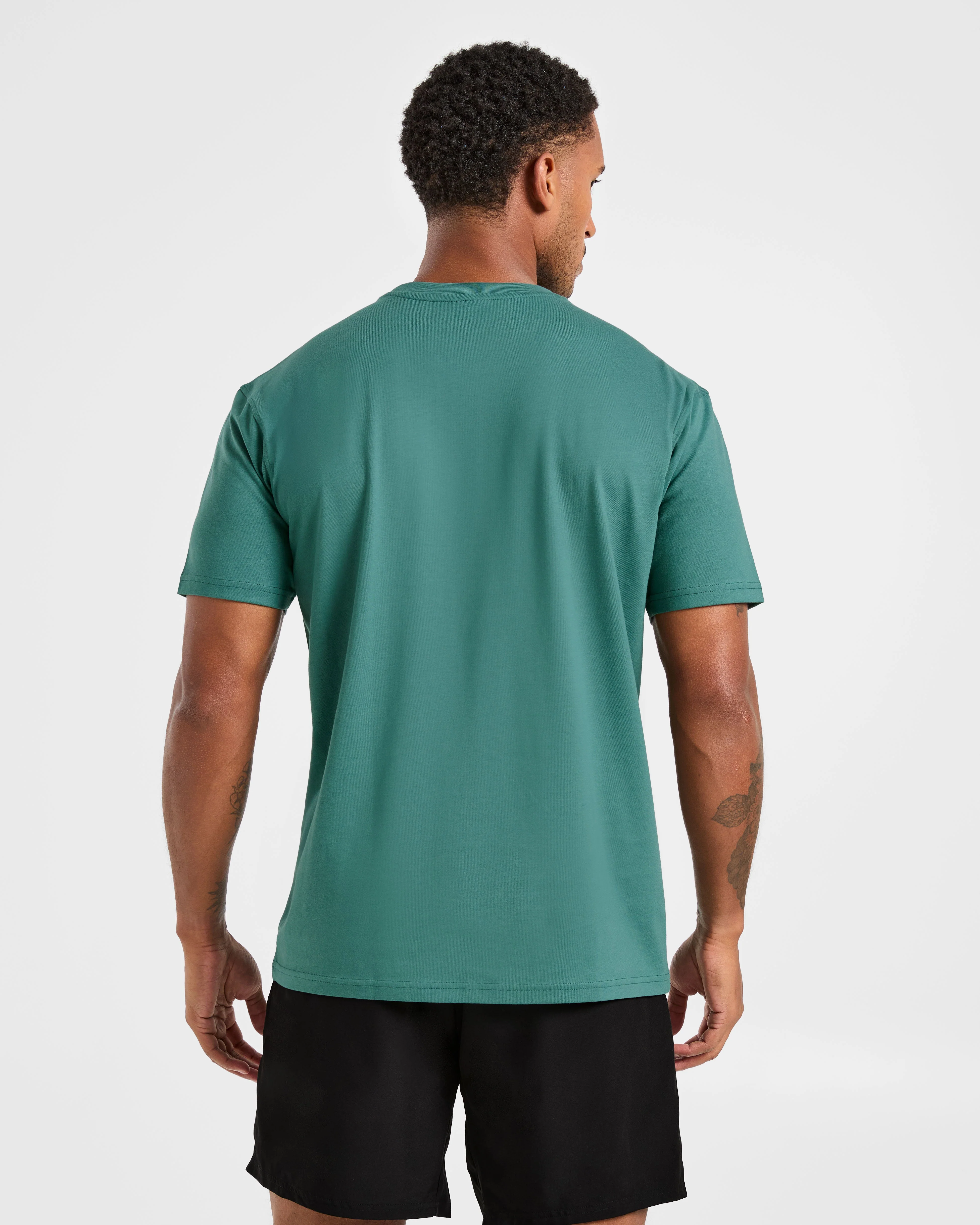 Essential T Shirt - Vintage Teal - Image 2