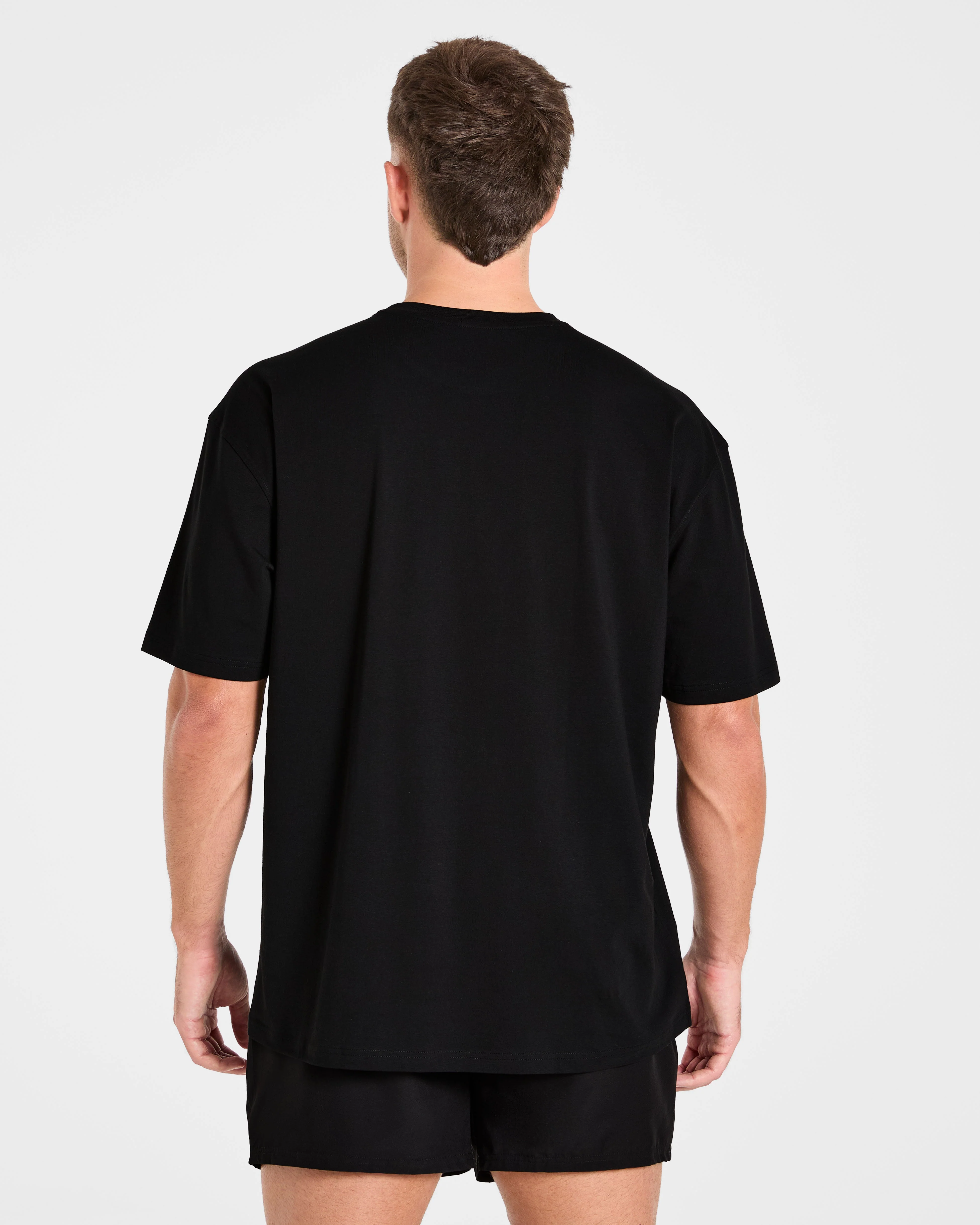 Force Oversized T Shirt - Black - Image 2