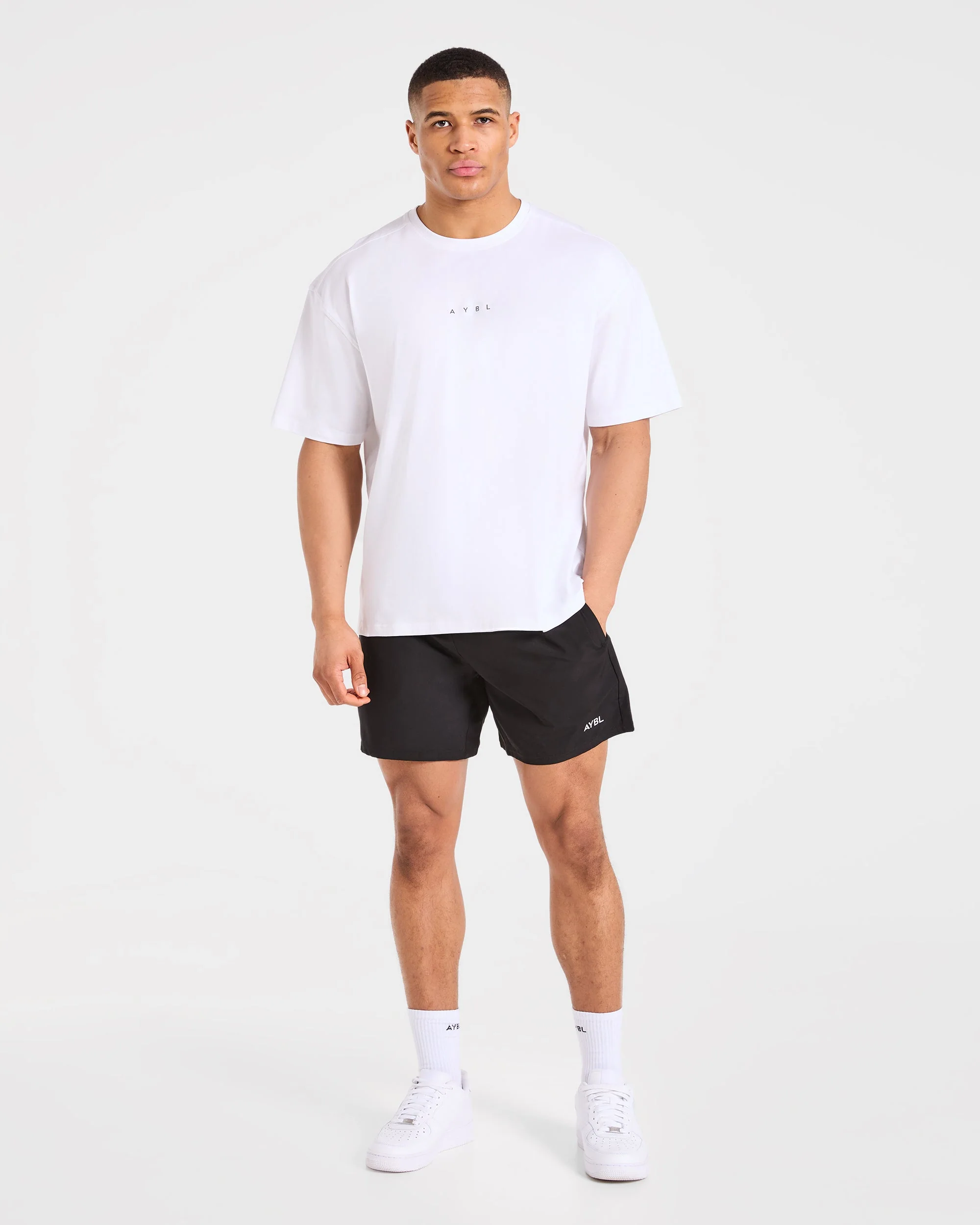 Force Oversized T Shirt - White - Image 3