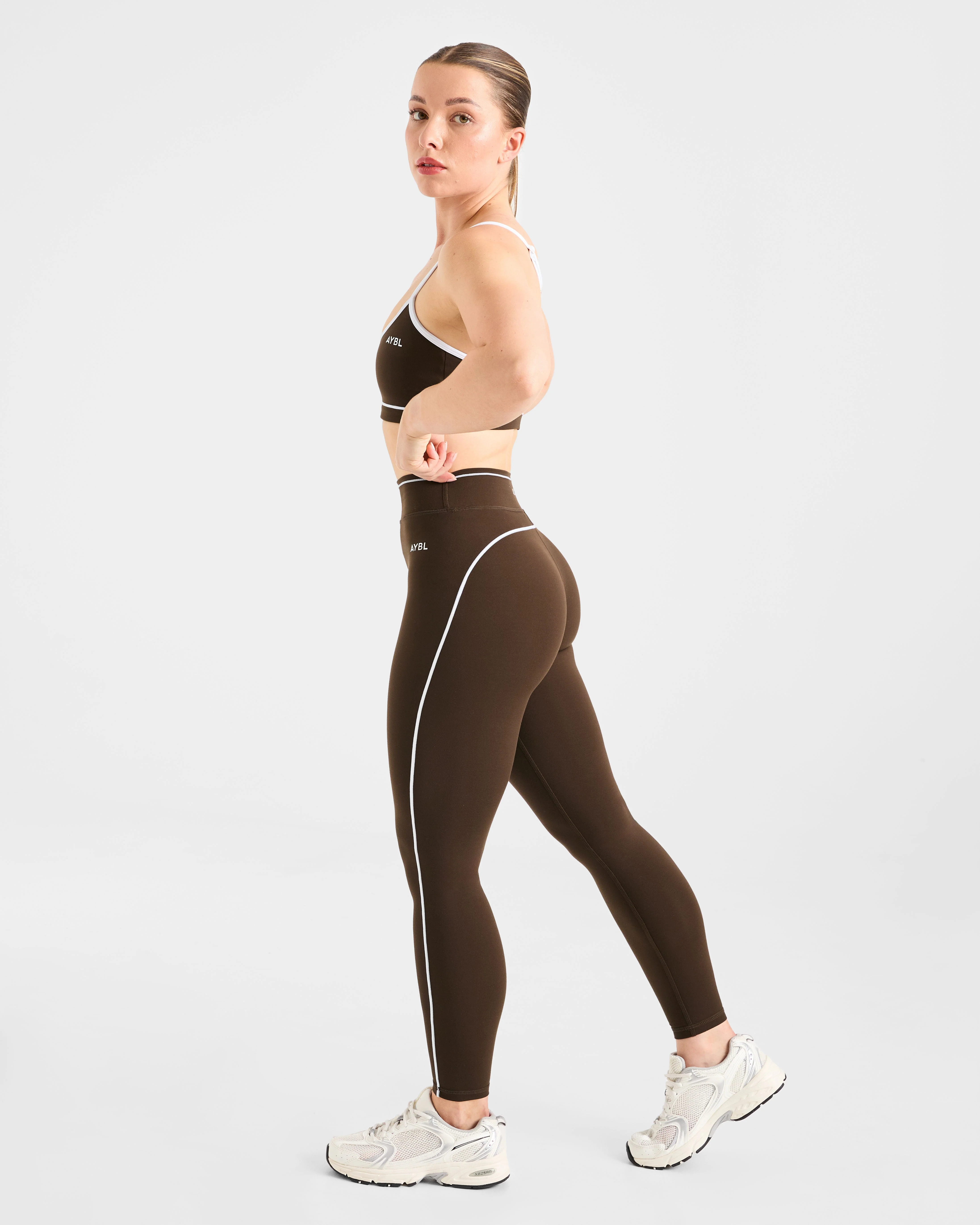 Form Sports Bra - Coffee Bean - Image 4