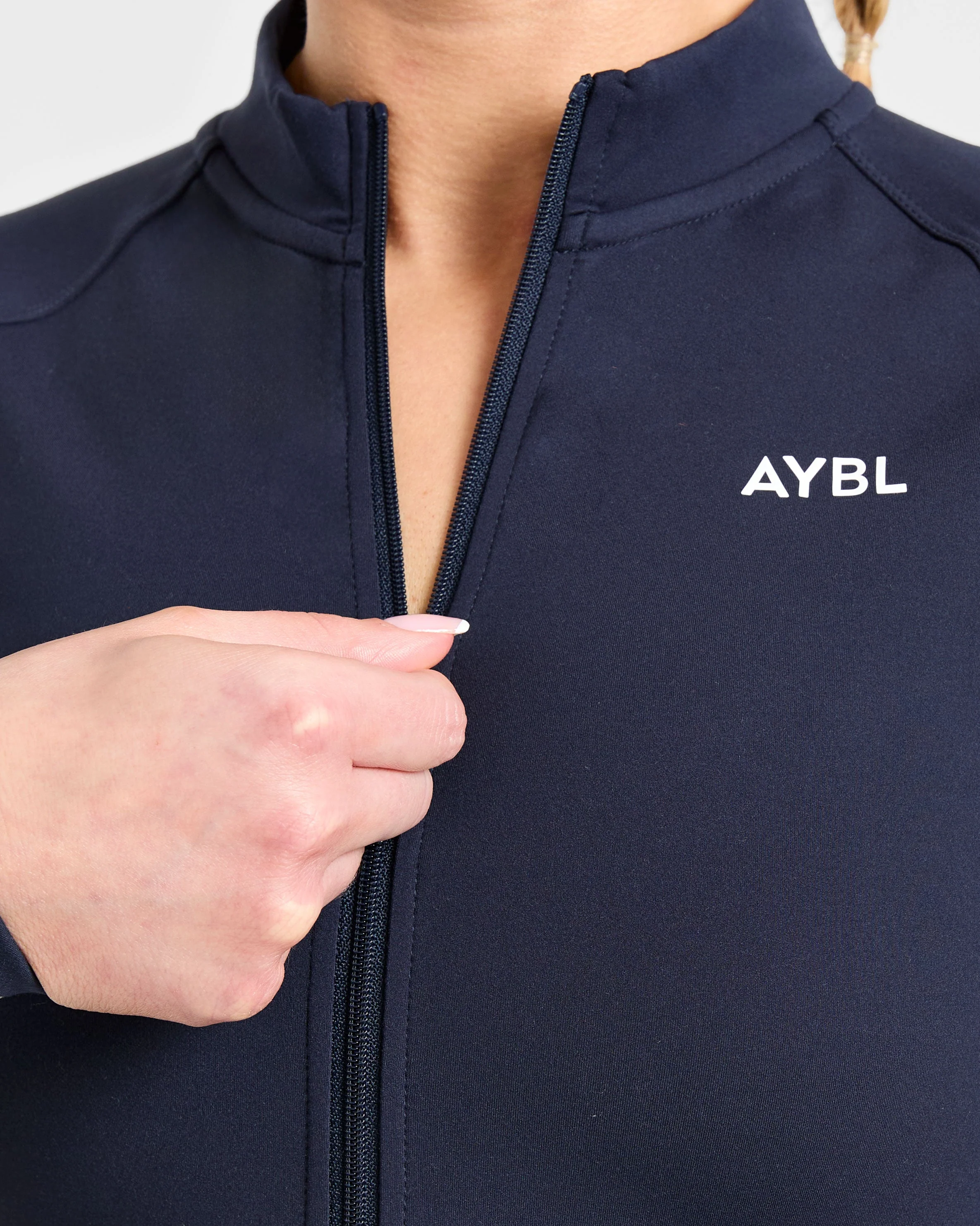 Form Zip Up Jacket - Muted Navy - Image 6