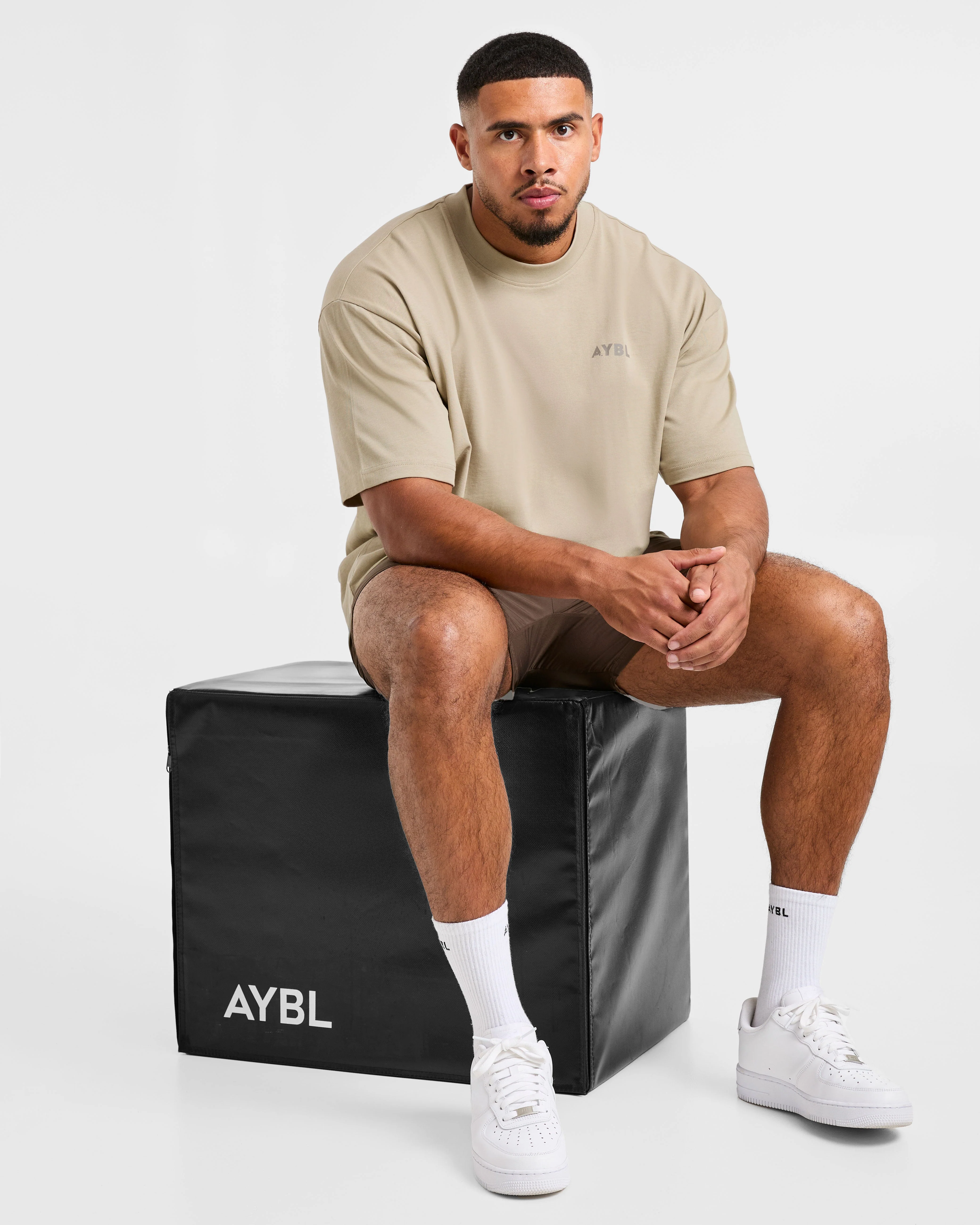Future Fitness Oversized T Shirt - Dusty Sand - Image 8