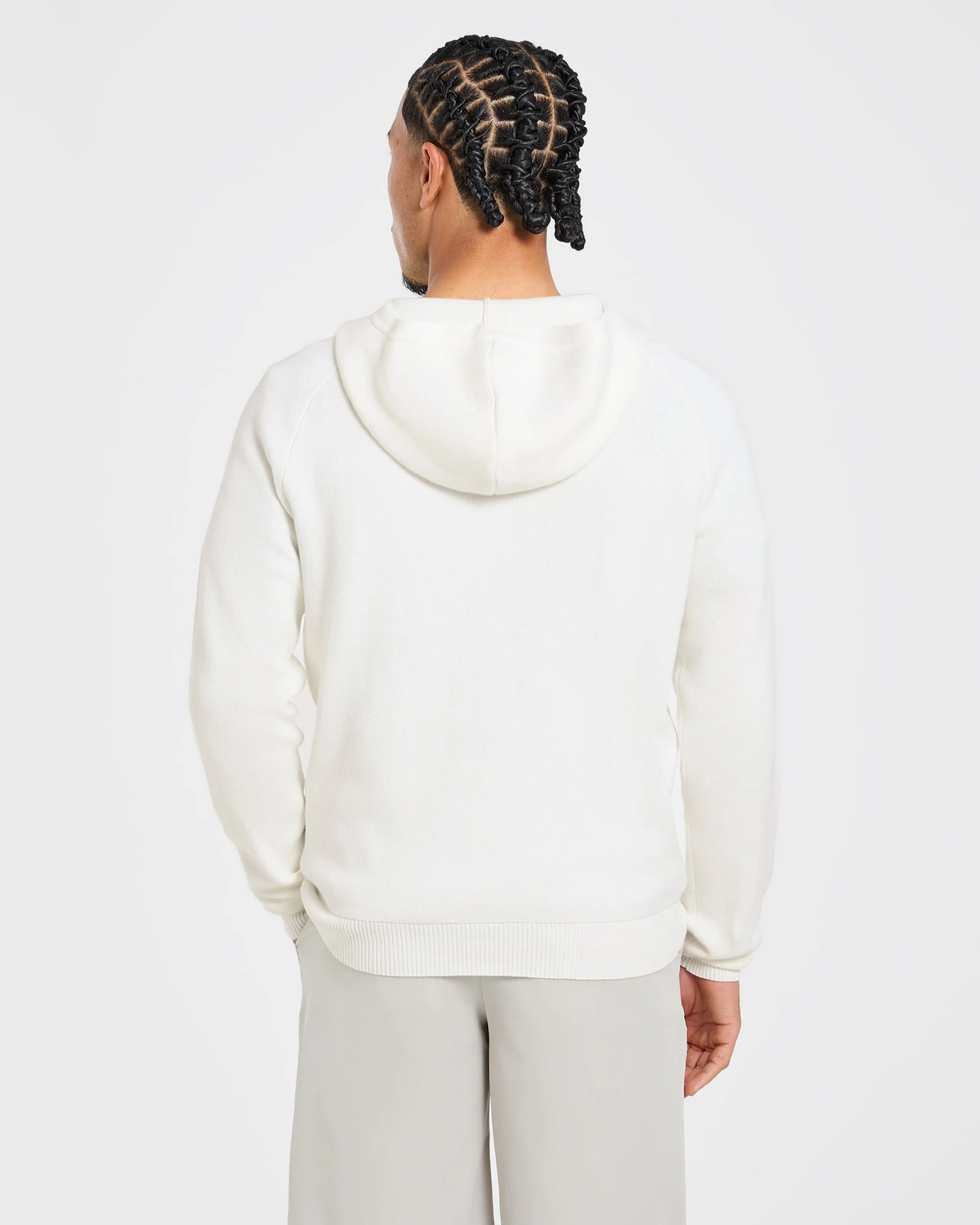 Golf Club Knitted Hoodie - Off White - Image 2
