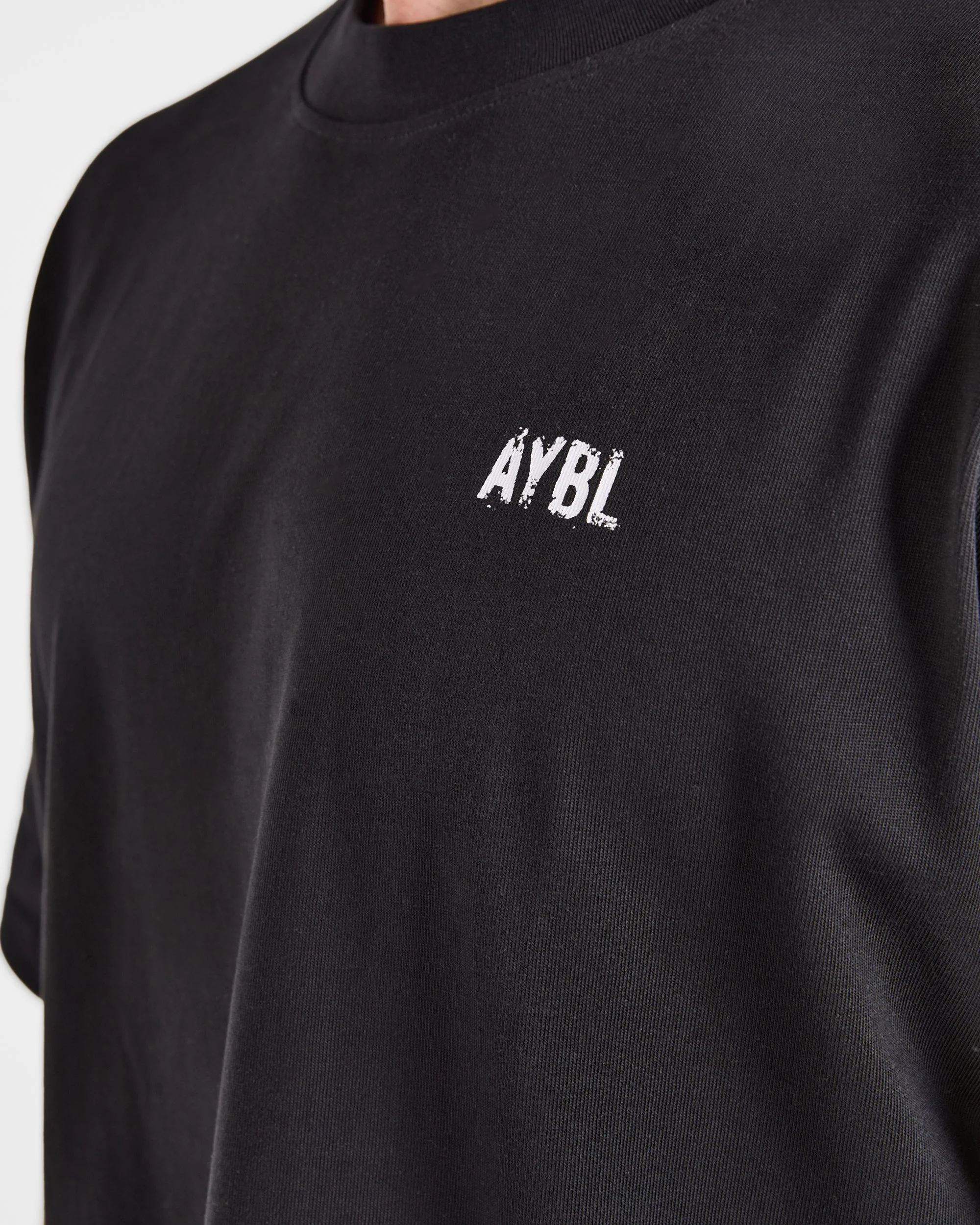 Gym Chalk Oversized T Shirt - Black - Image 6