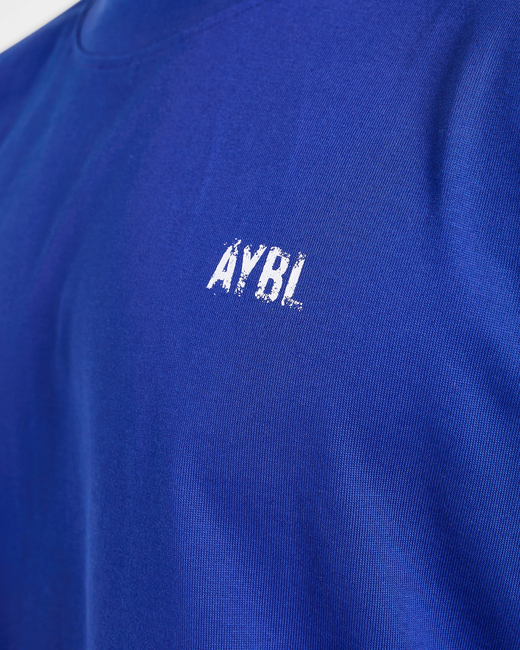 Gym Chalk Oversized T Shirt - Cobalt Blue - Image 6