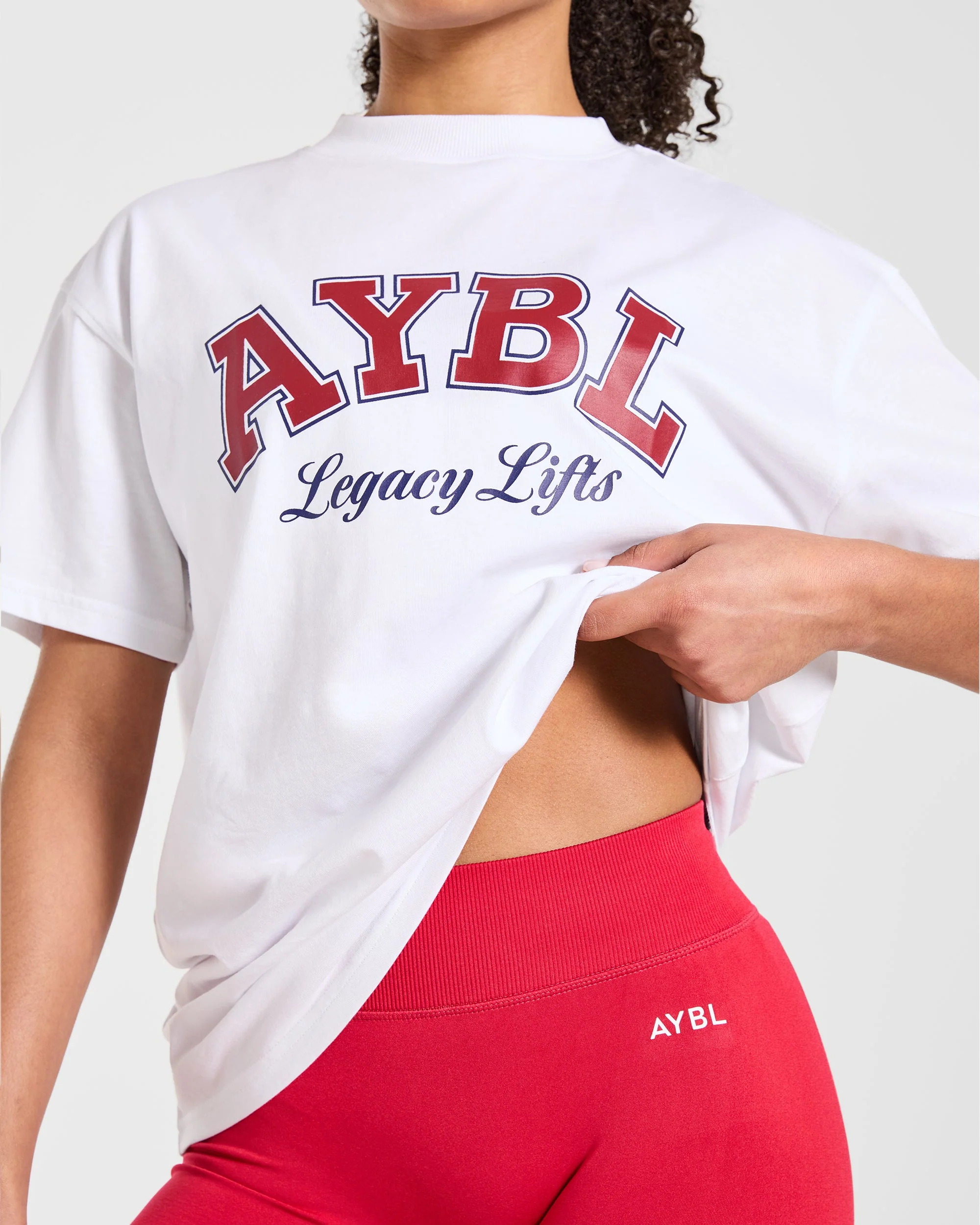 Legacy Lifts Oversized T Shirt - White - Image 6