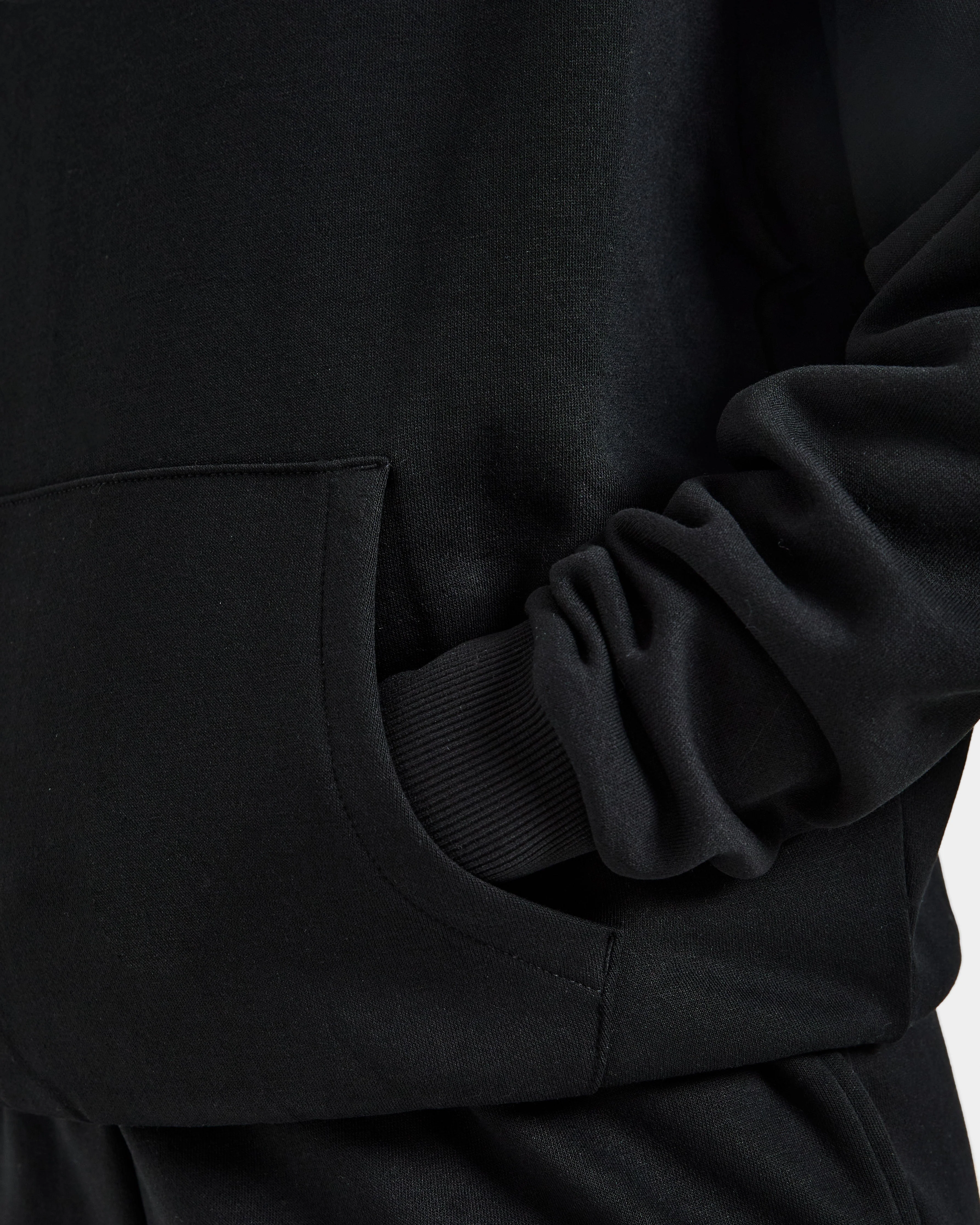 Lifestyle Oversized Hoodie - Black - Image 6