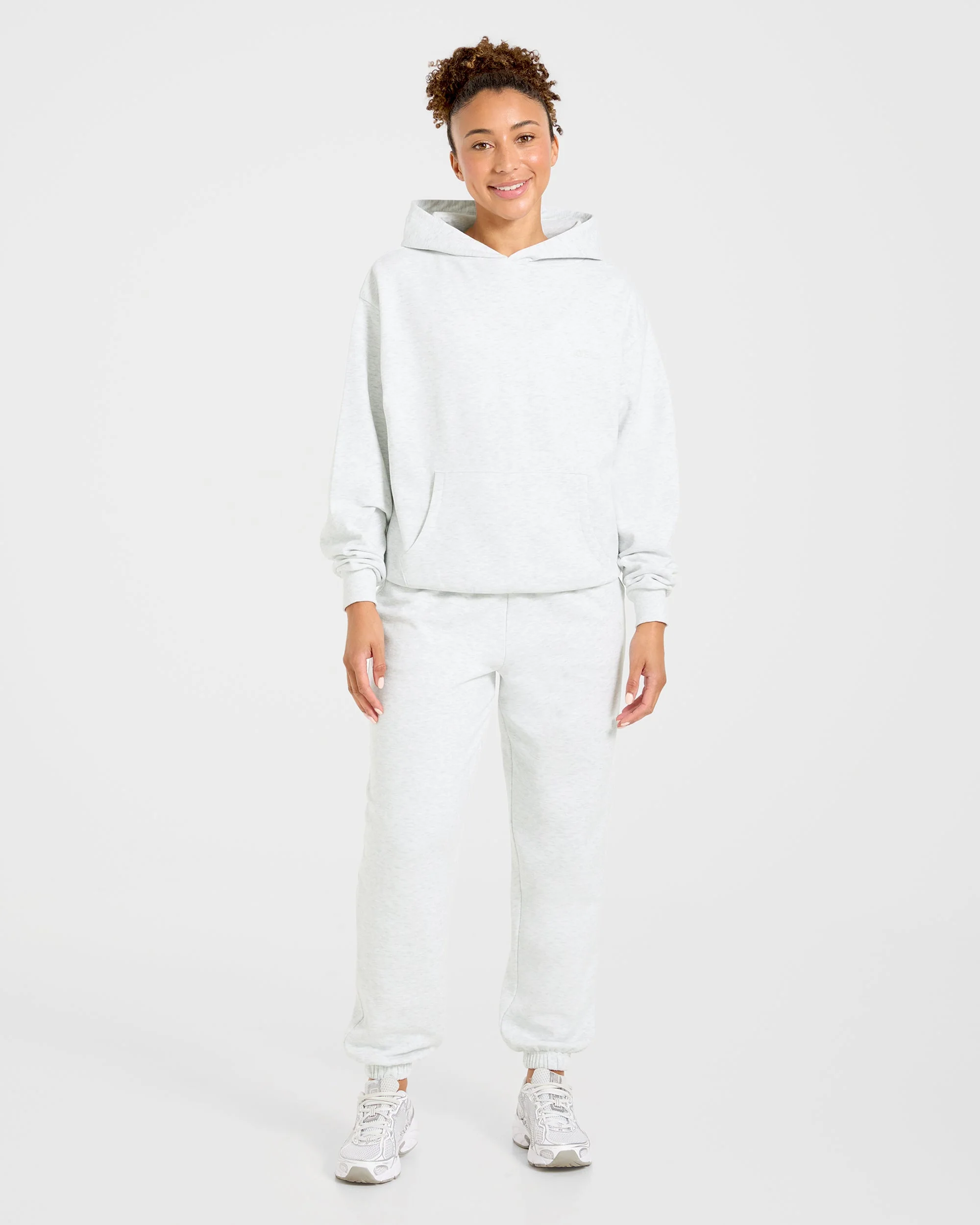 Lifestyle Oversized Hoodie - Heather Grey - Image 3
