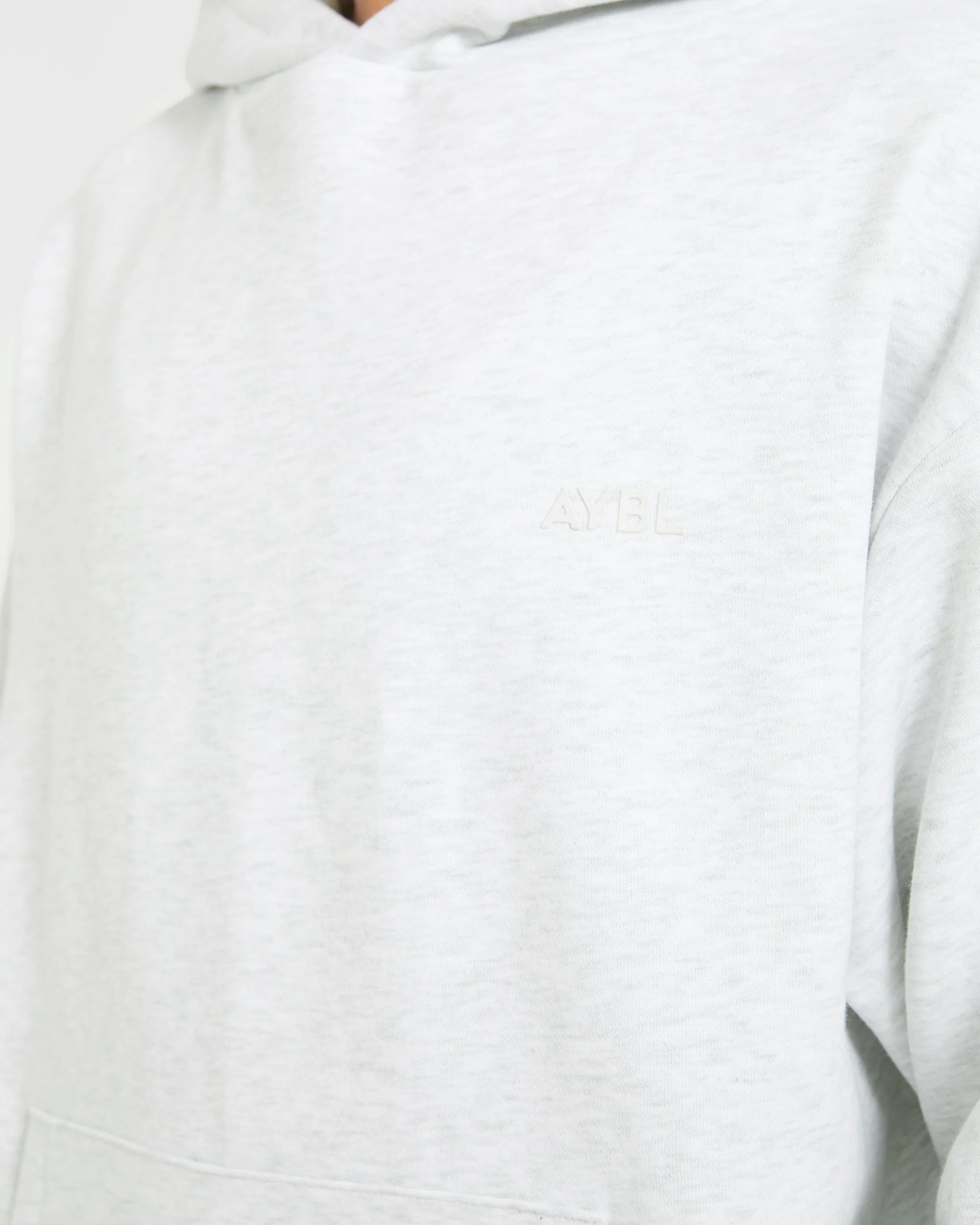 Lifestyle Oversized Hoodie - Heather Grey - Image 5