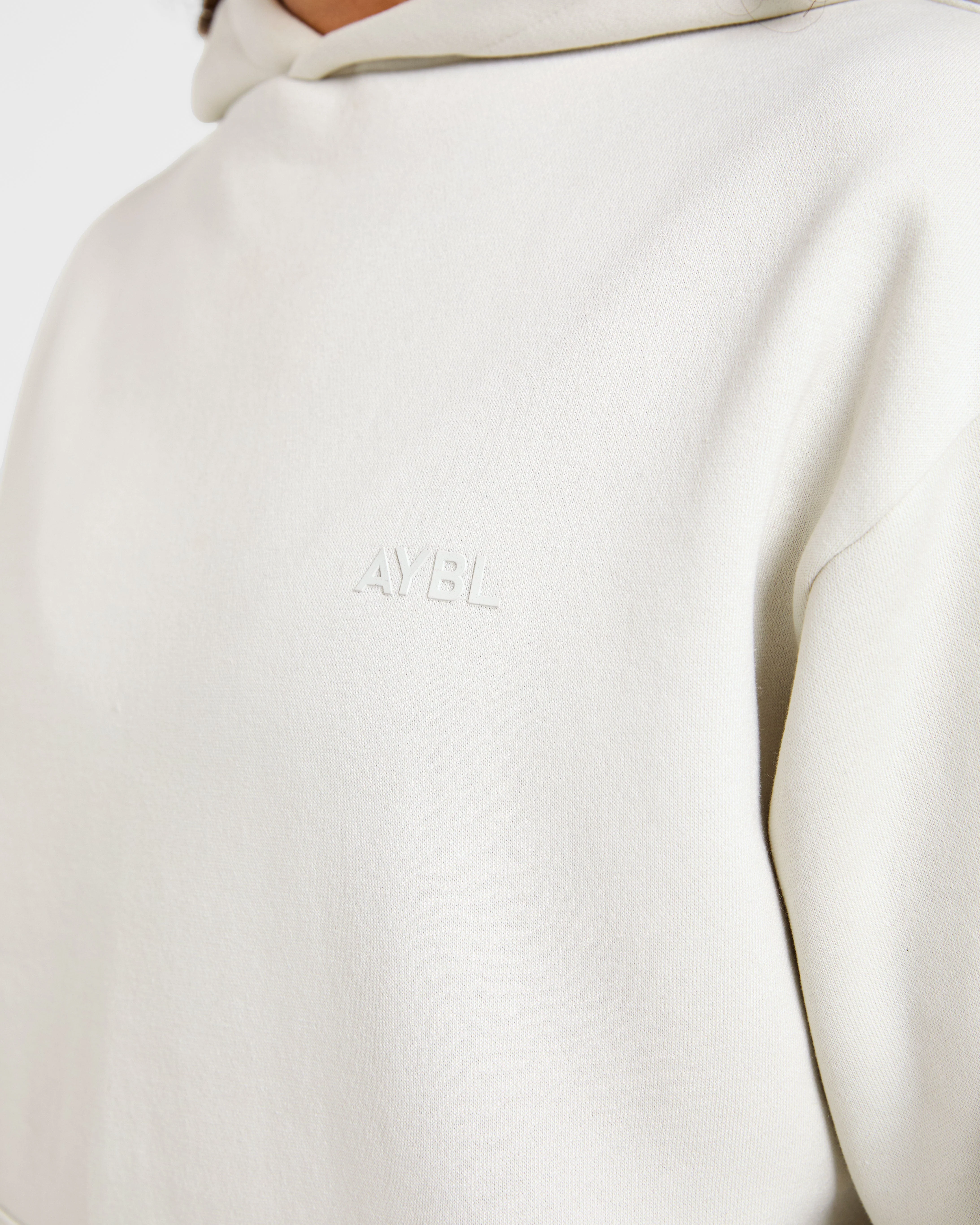Lifestyle Oversized Hoodie - Off White - Image 5