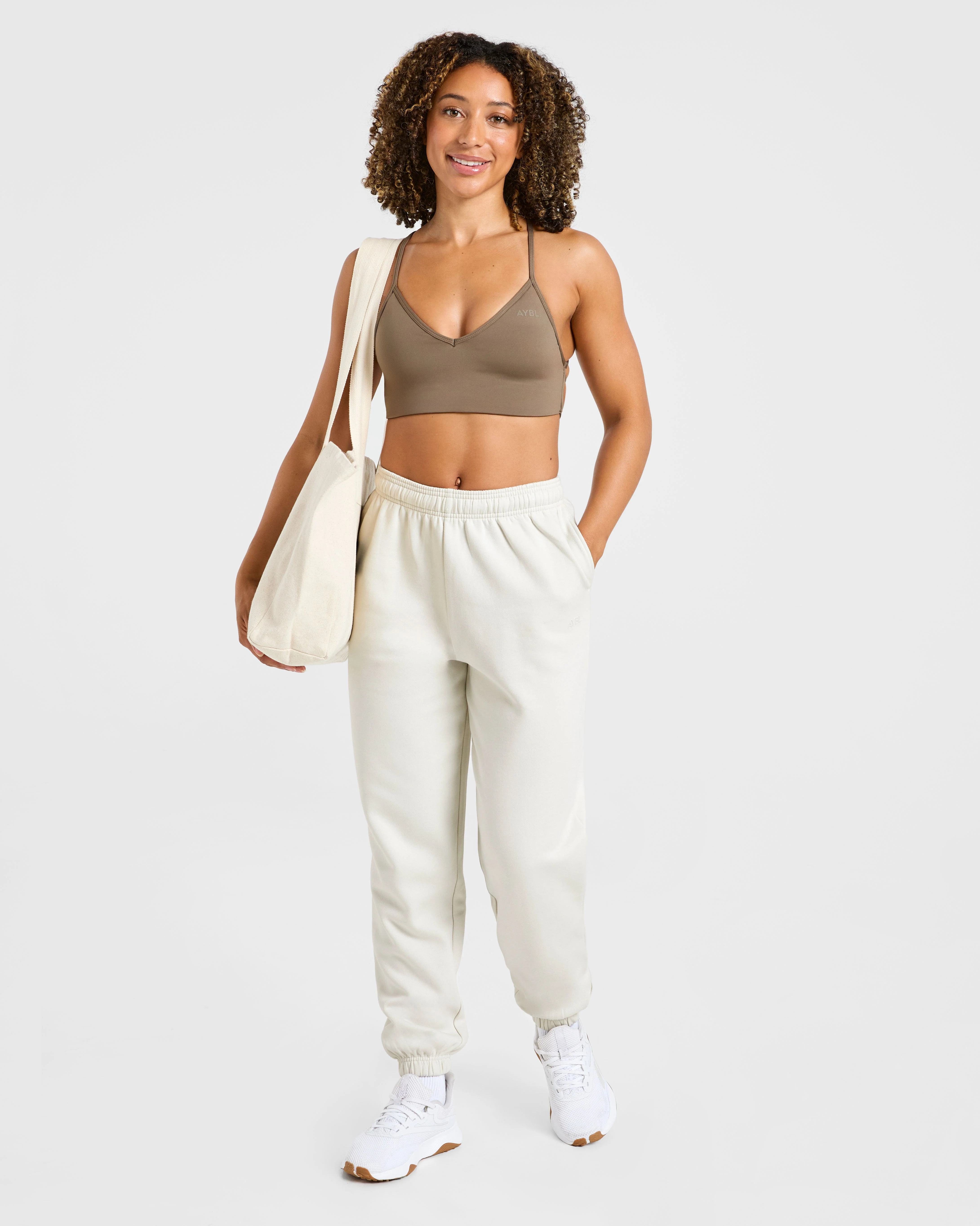 Lifestyle Oversized Joggers - Off White - Image 8