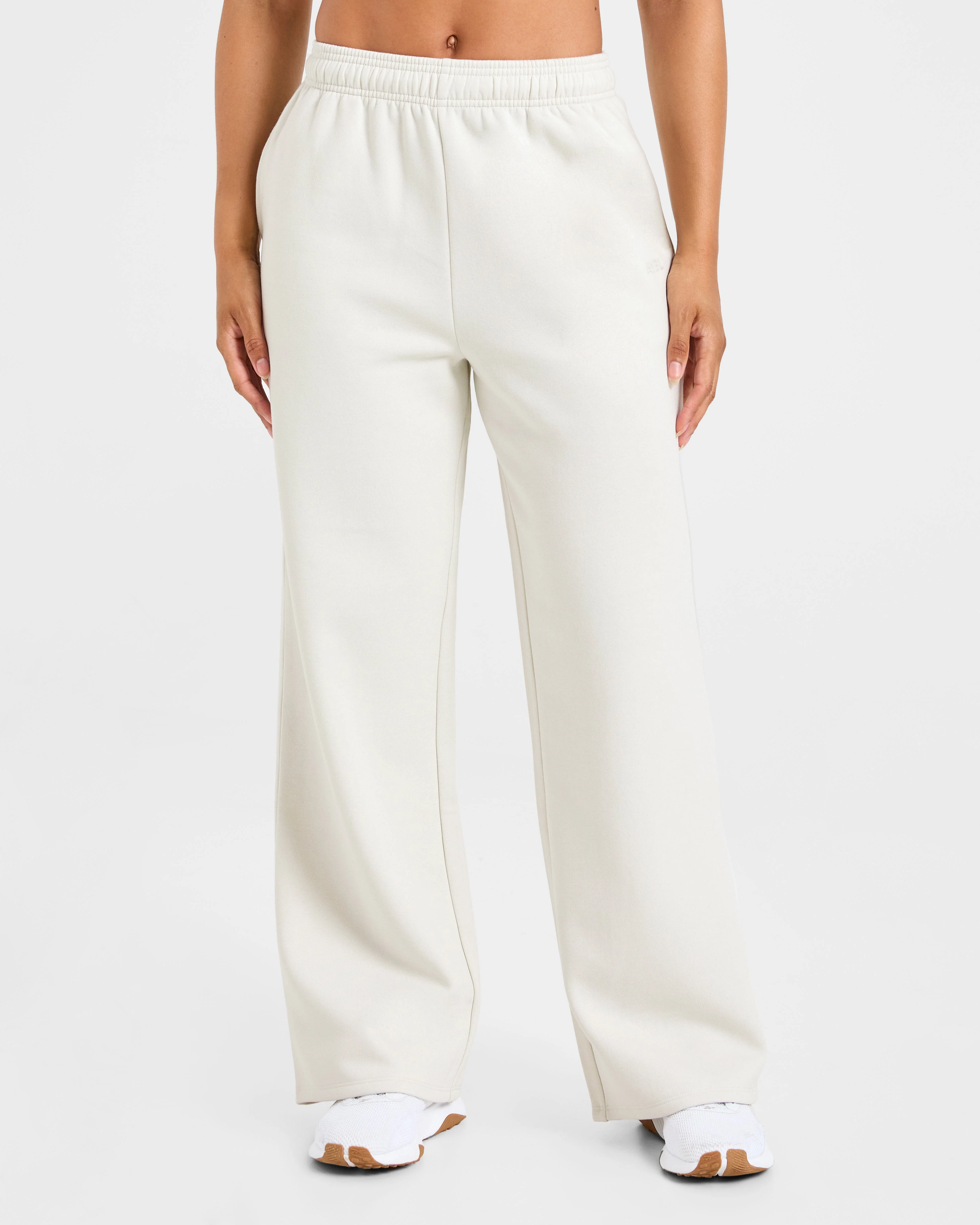 Lifestyle Oversized Straight Leg Joggers - Off White