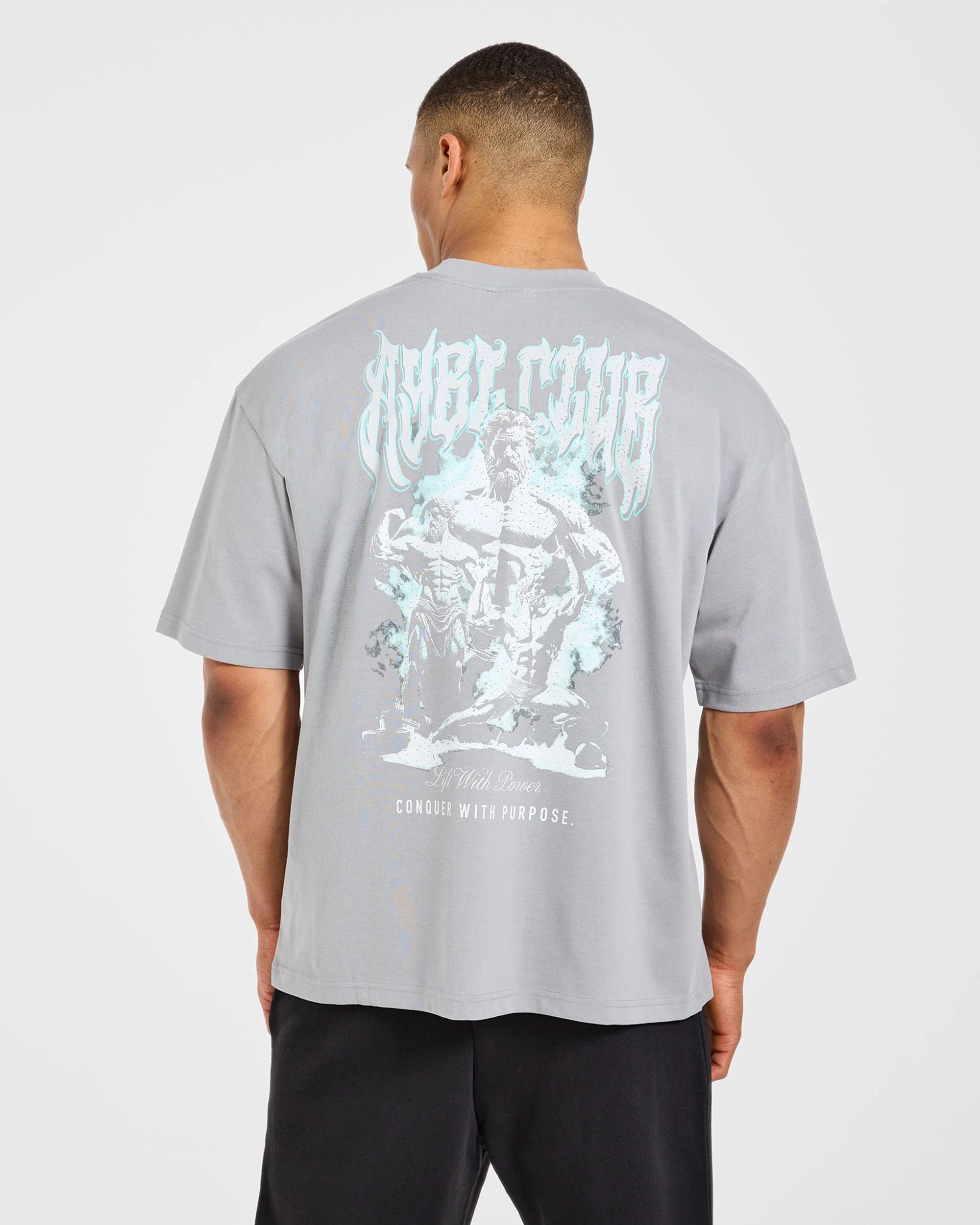 Lift Forge Oversized T Shirt - Storm Grey