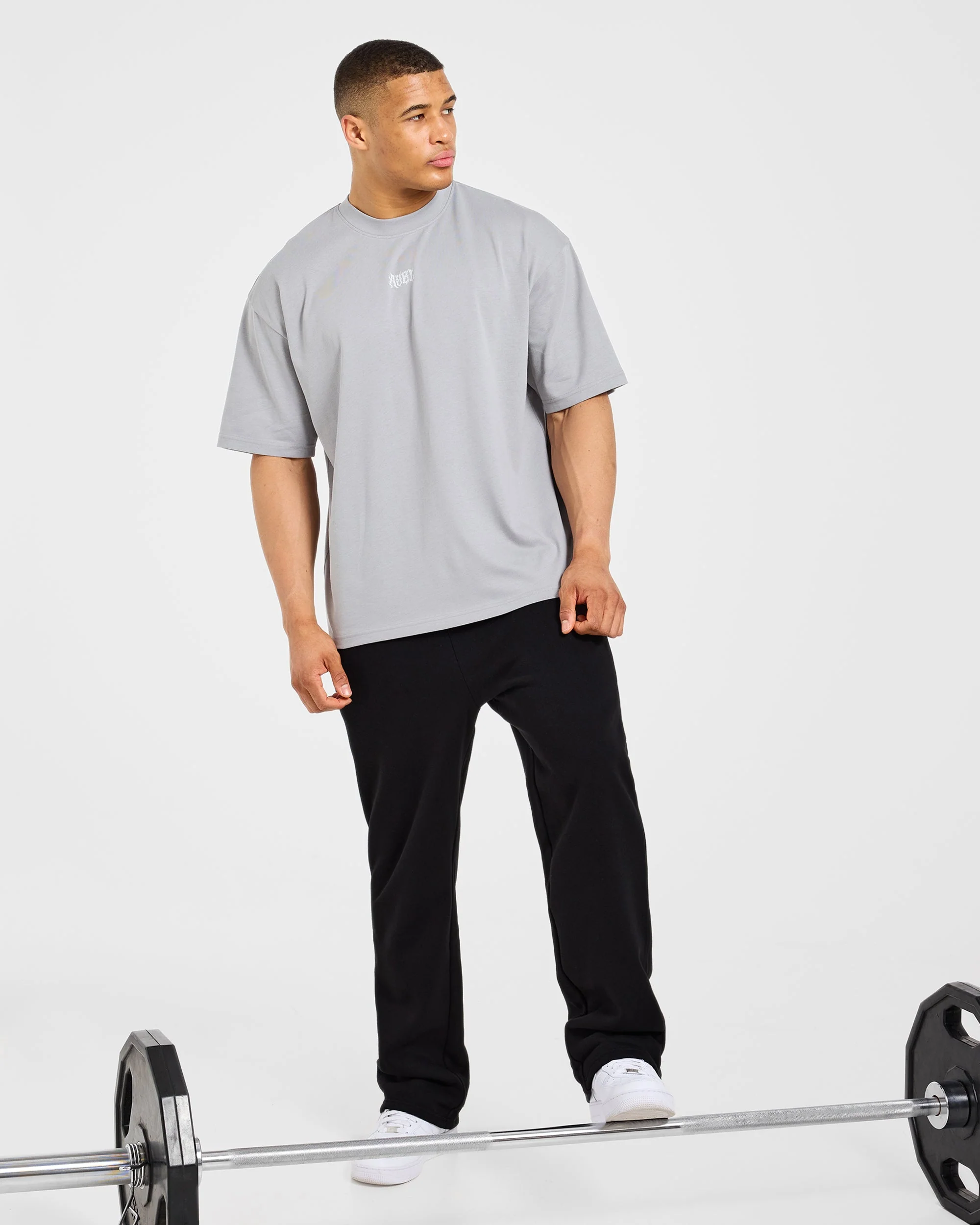 Lift Forge Oversized T Shirt - Storm Grey - Image 8