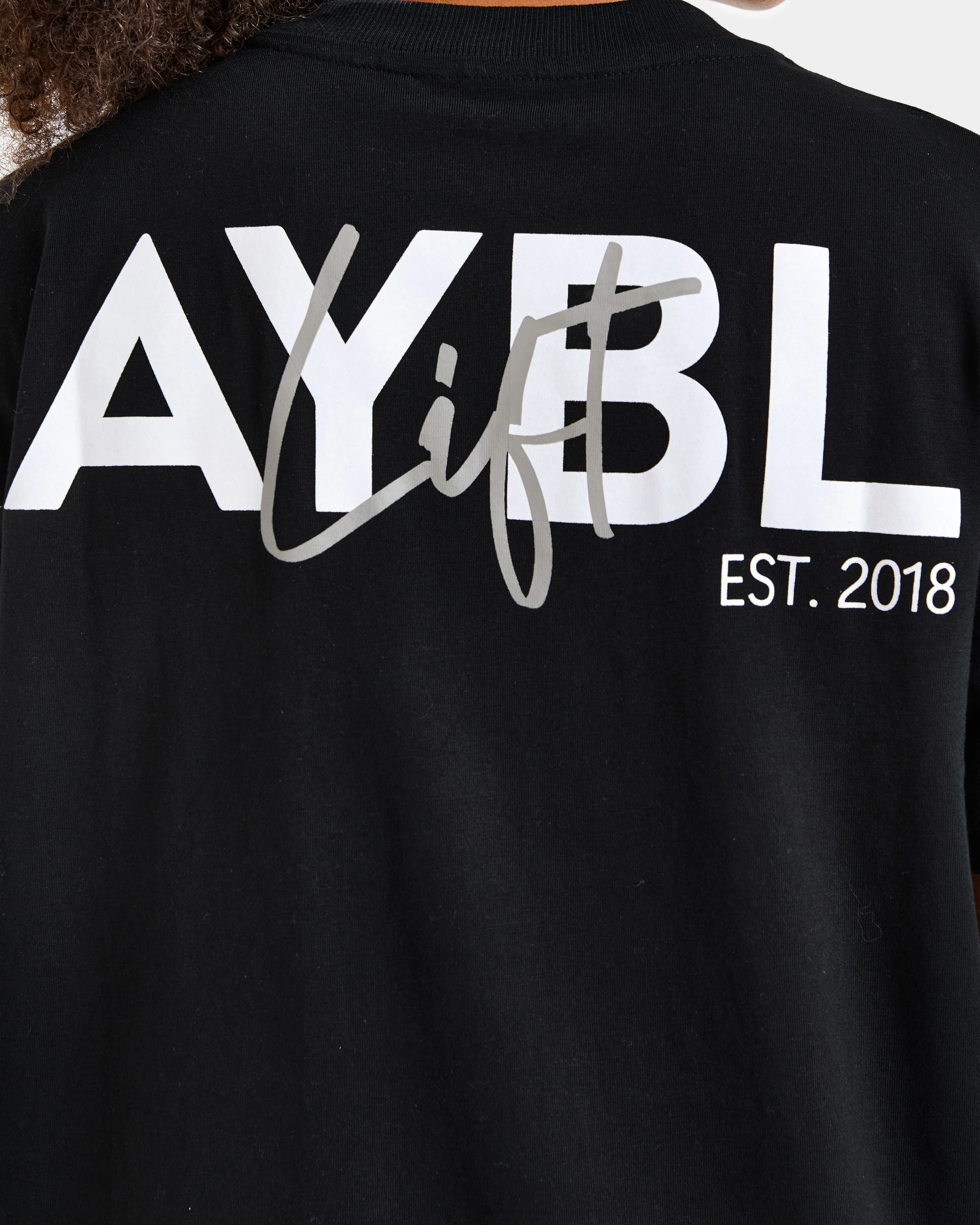 Lift Graphic Oversized T Shirt - Black - Image 6