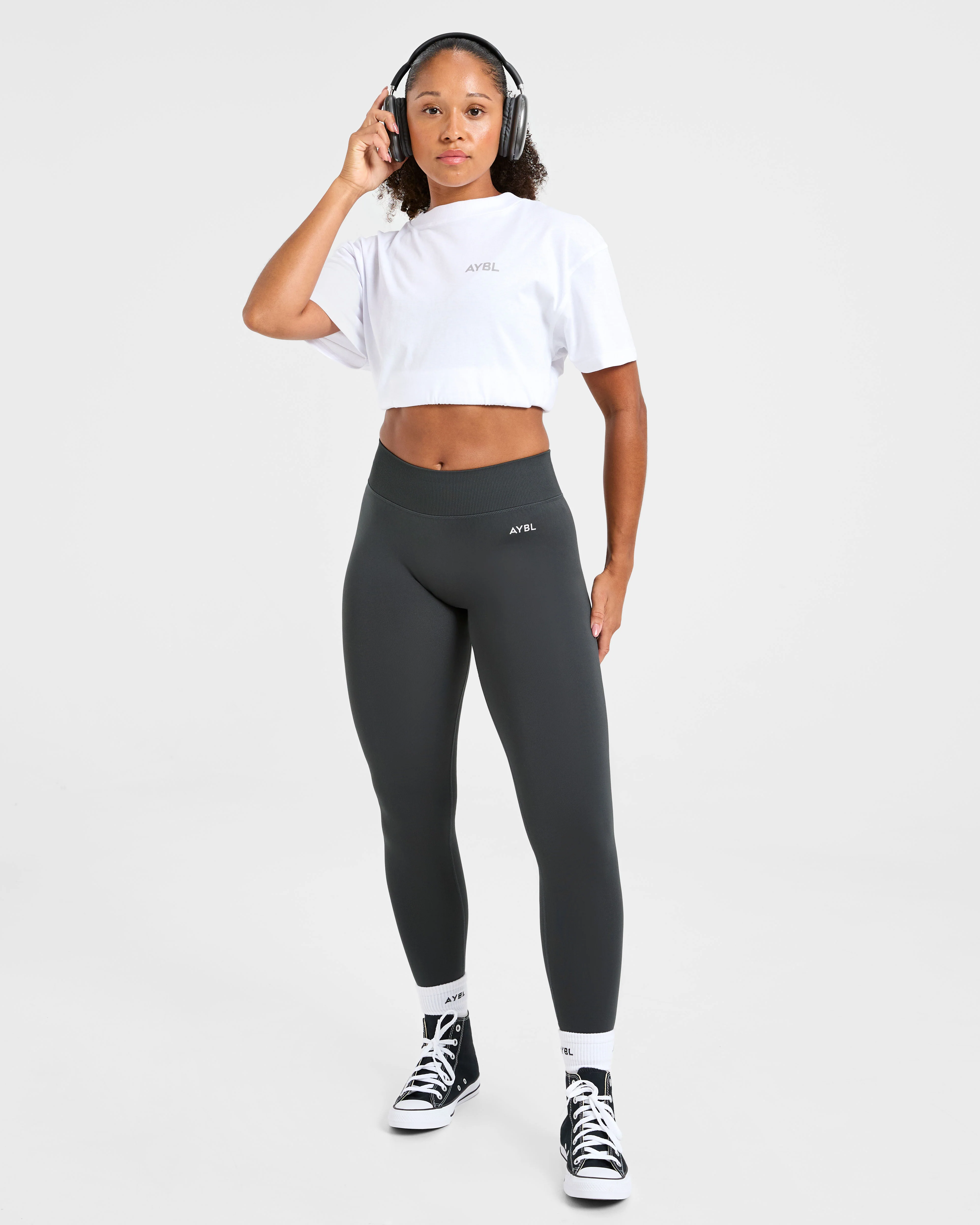 Lift Graphic Oversized T Shirt - White - Image 7