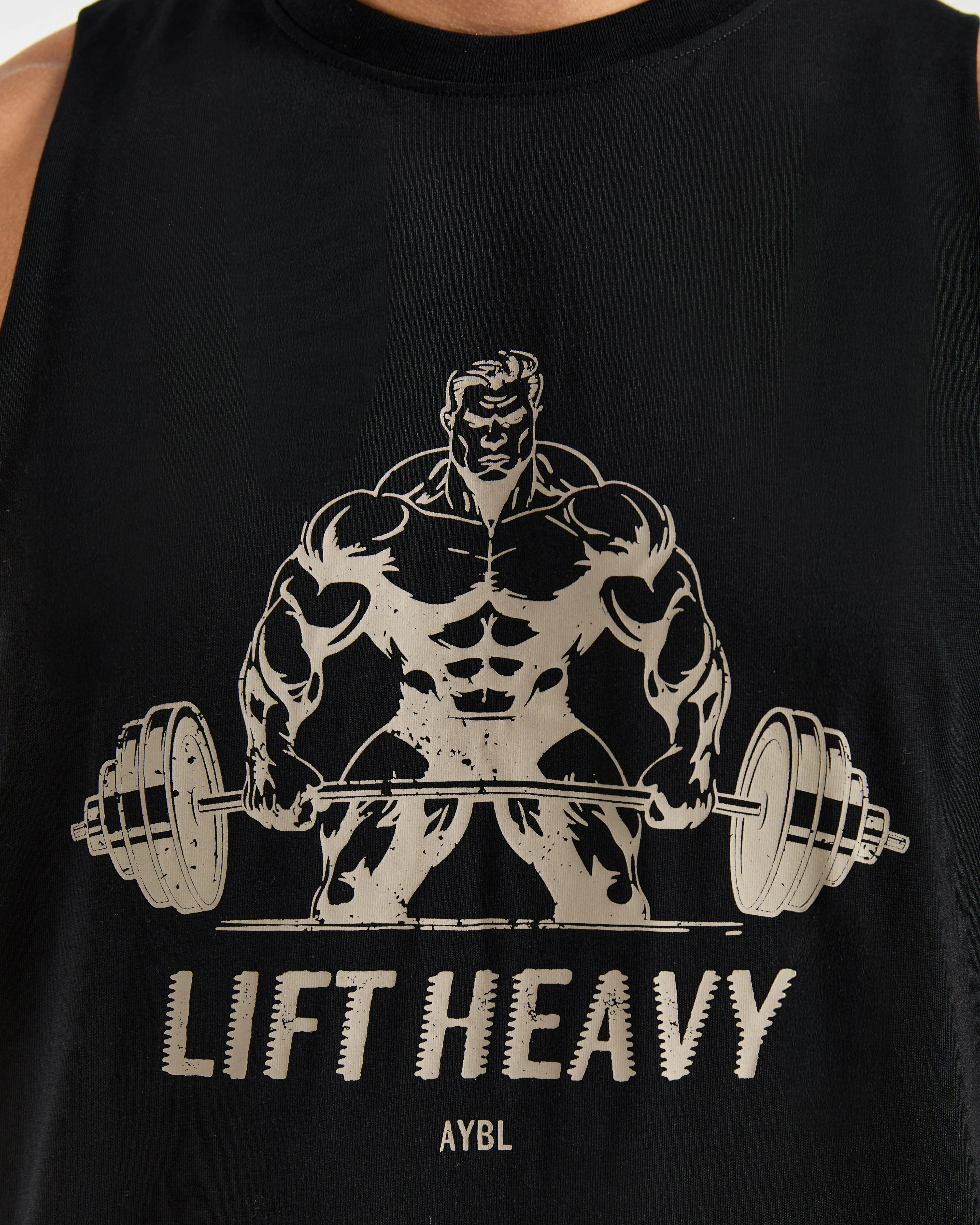 Lift Heavy Tank - Black/Off White - Image 5
