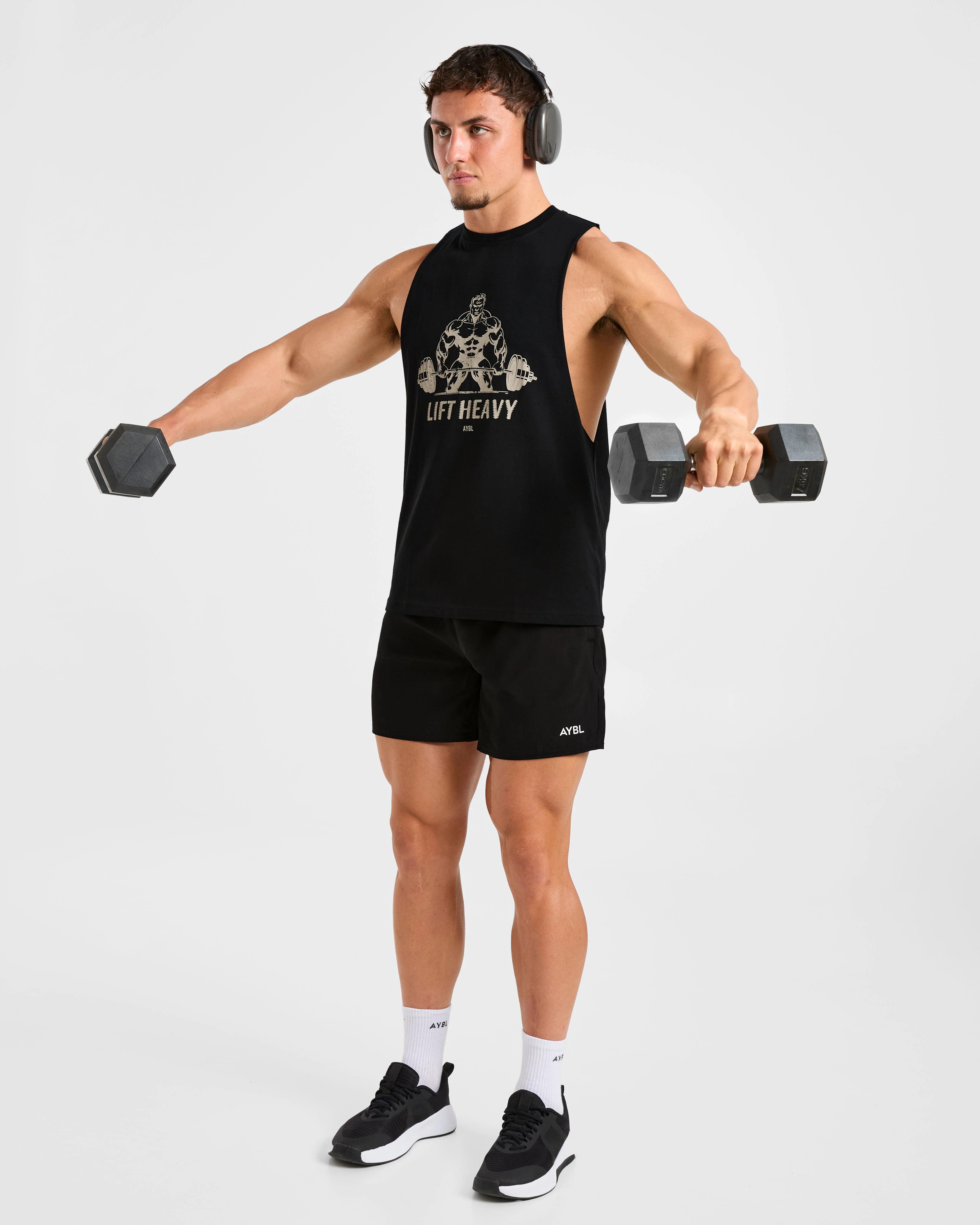 Lift Heavy Tank - Black/Off White - Image 7