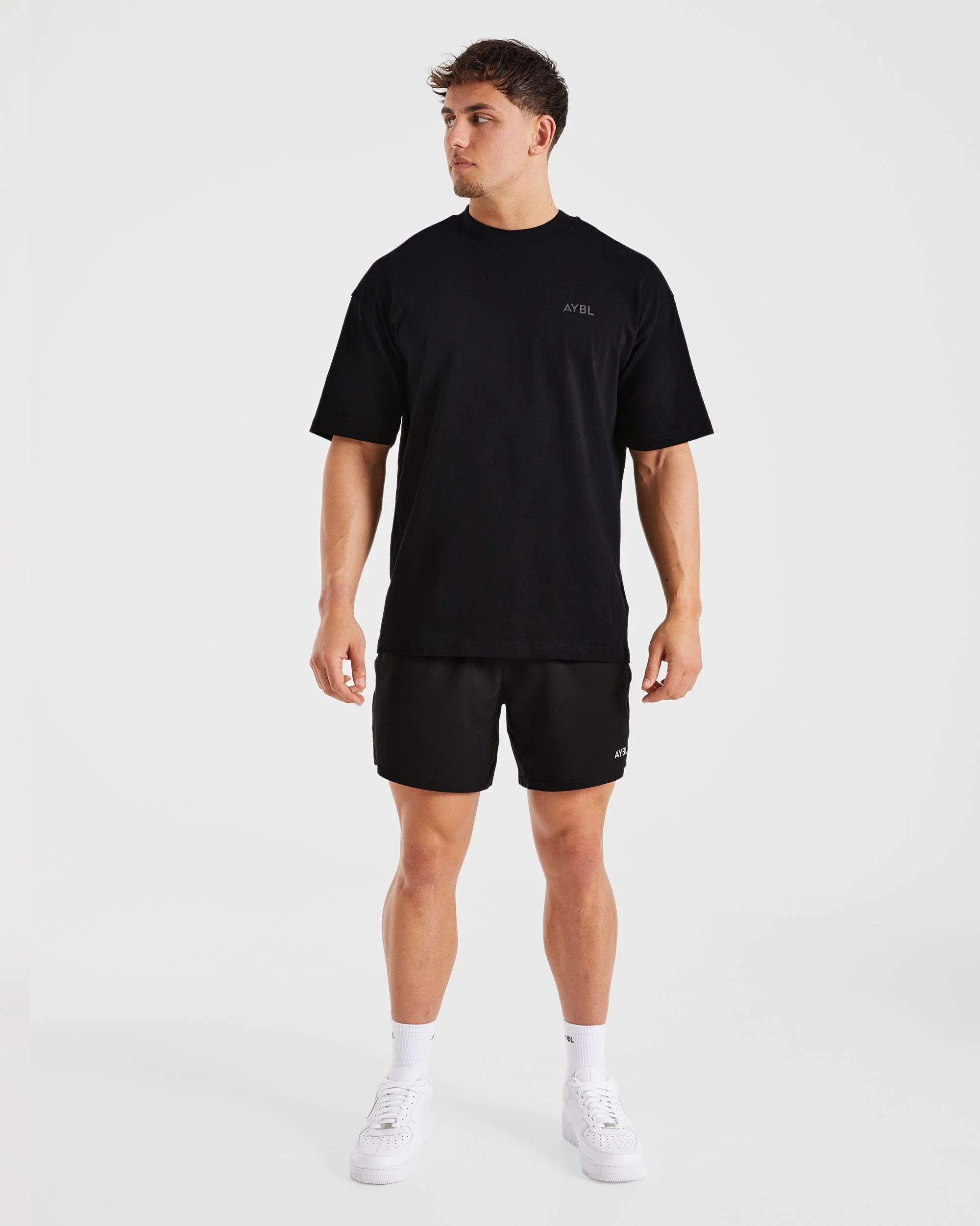 Essential Oversized T Shirt - Black - Image 3
