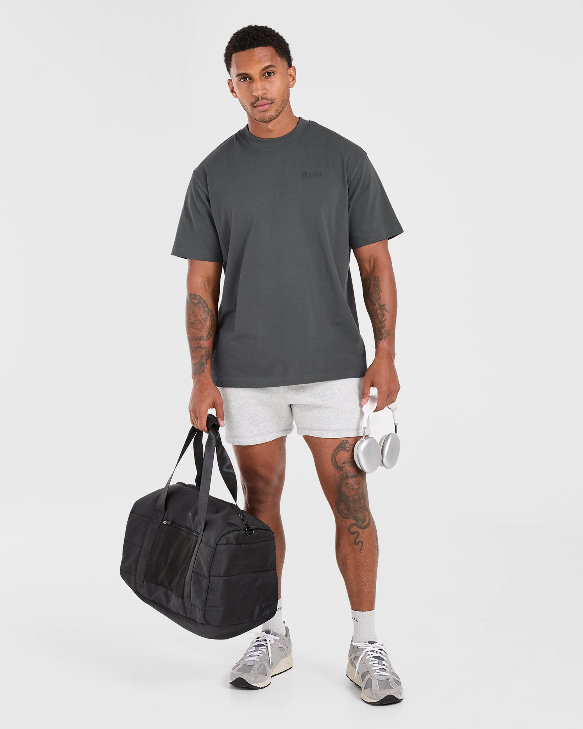 Mind of Steel Oversized T Shirt - Charcoal - Image 7