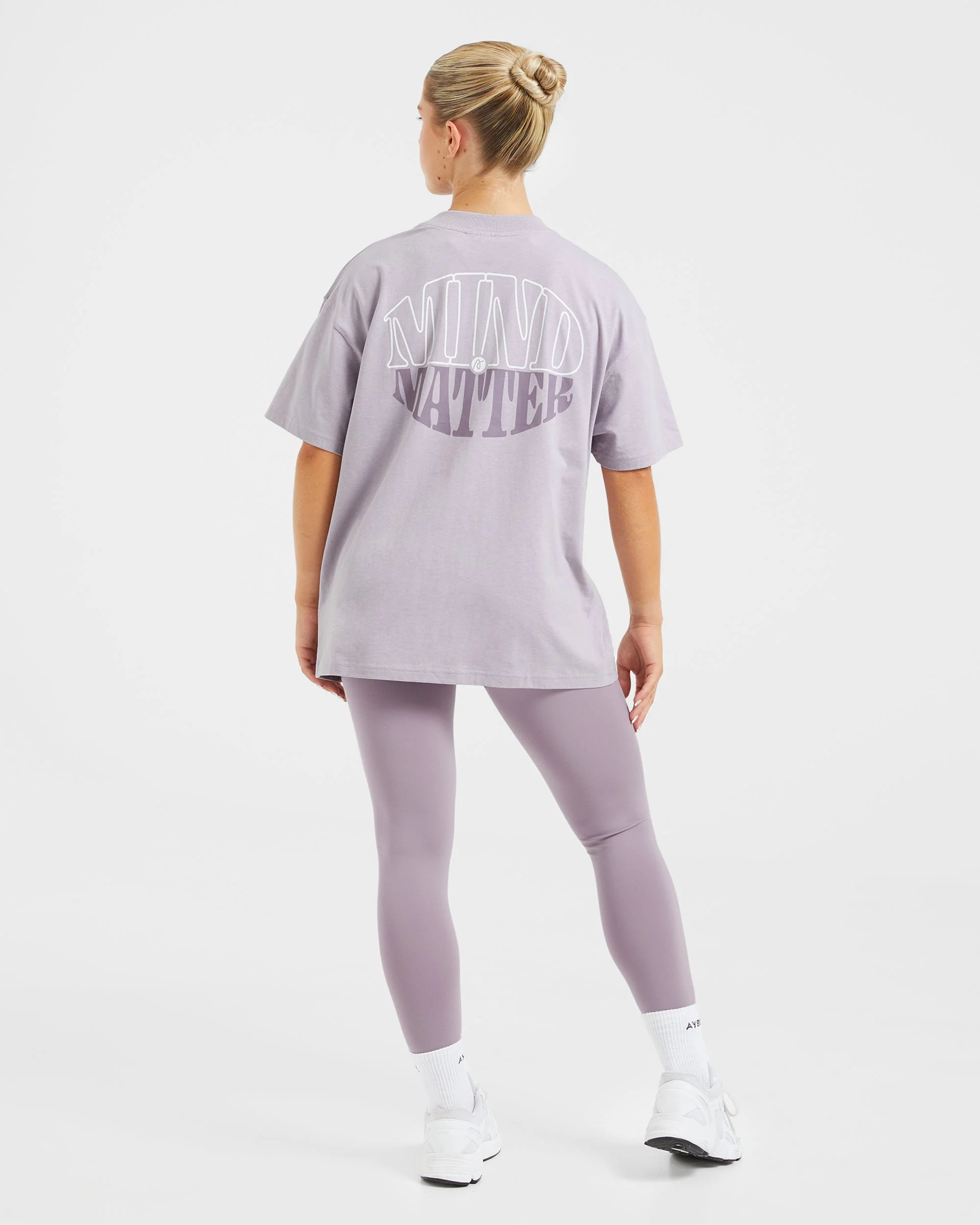 Mind Over Matter Oversized T Shirt - Purple - Image 4