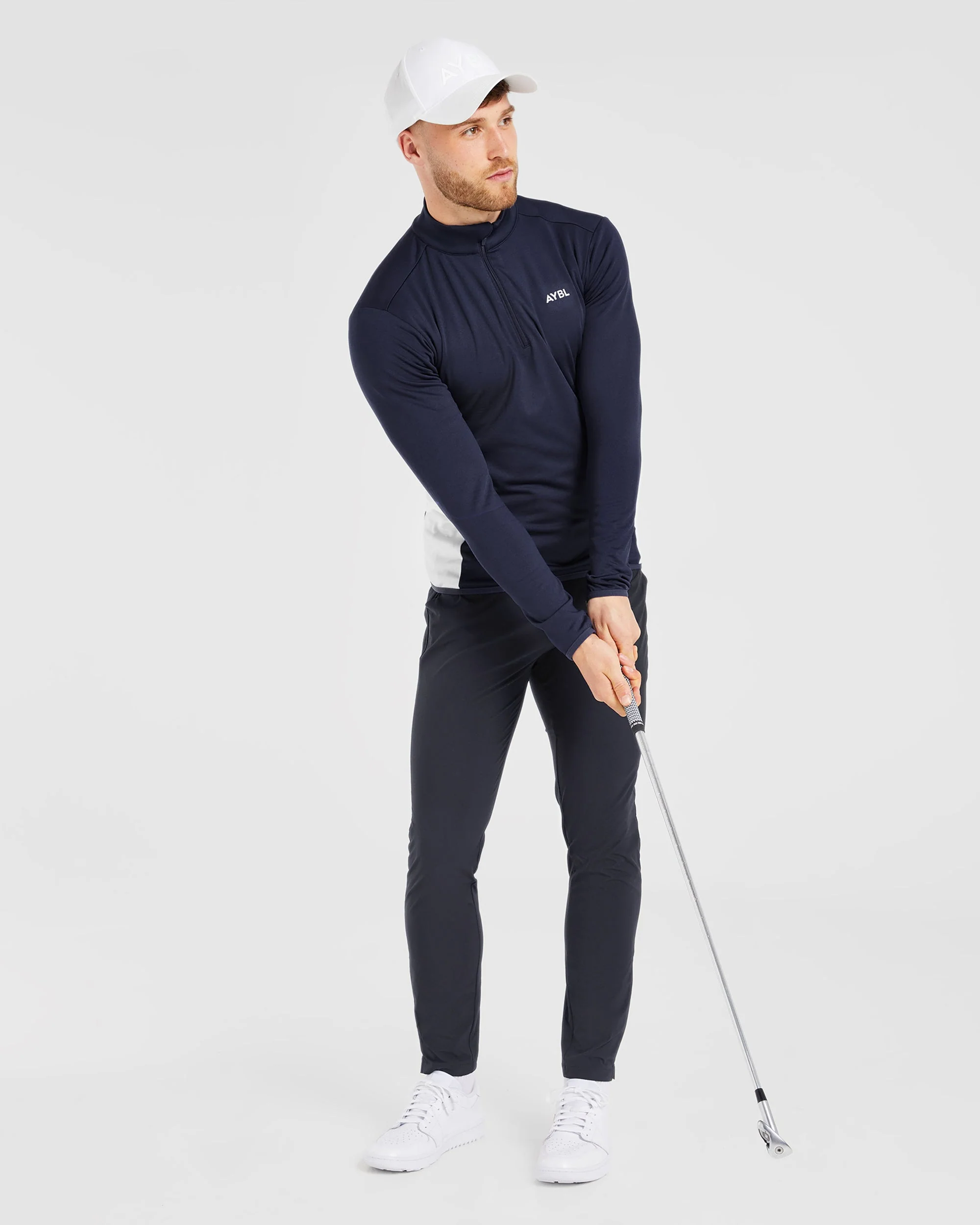 Performance 1/4 Zip Pullover - Navy - Image 8