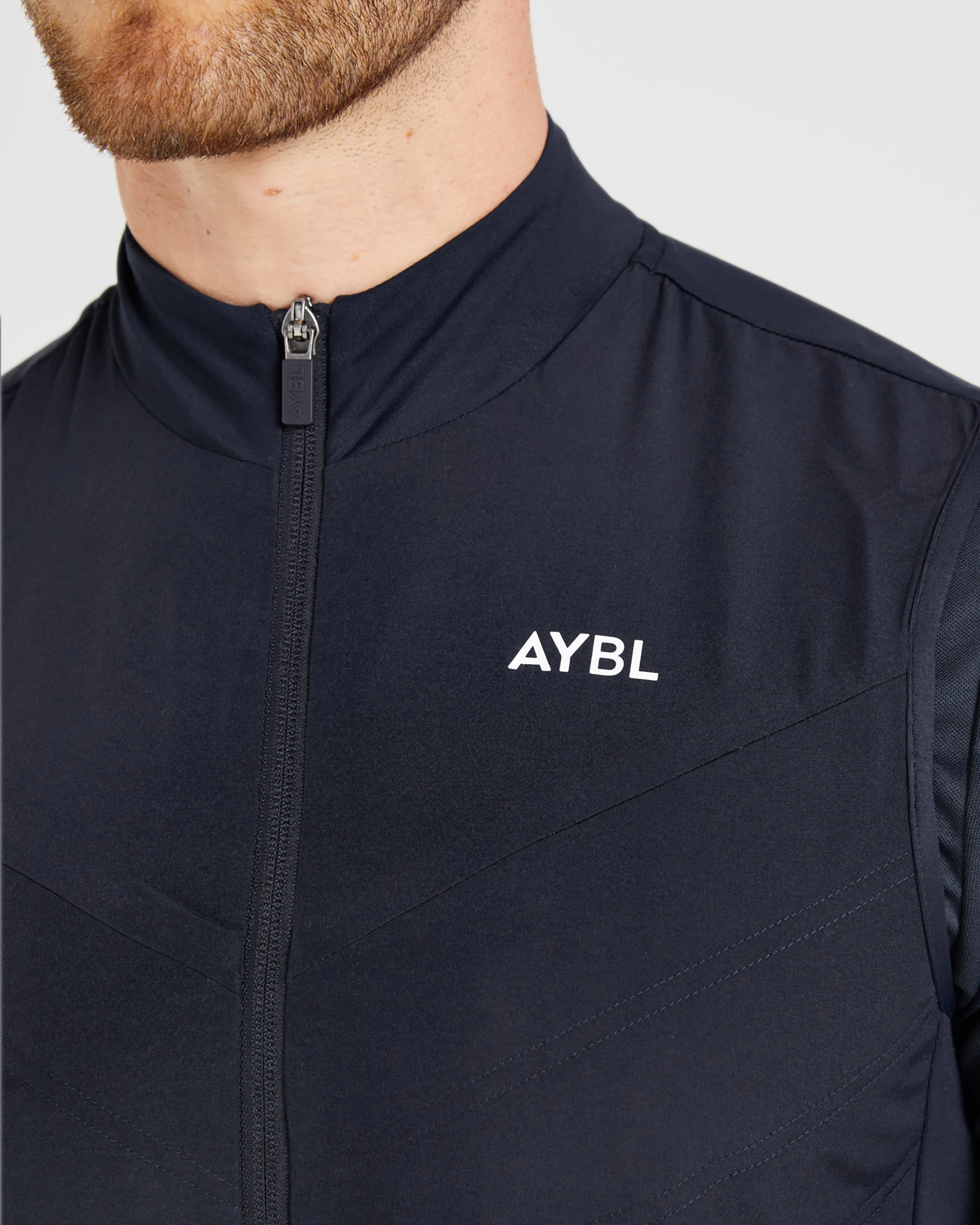Performance Hybrid Gilet - Navy - Image 5