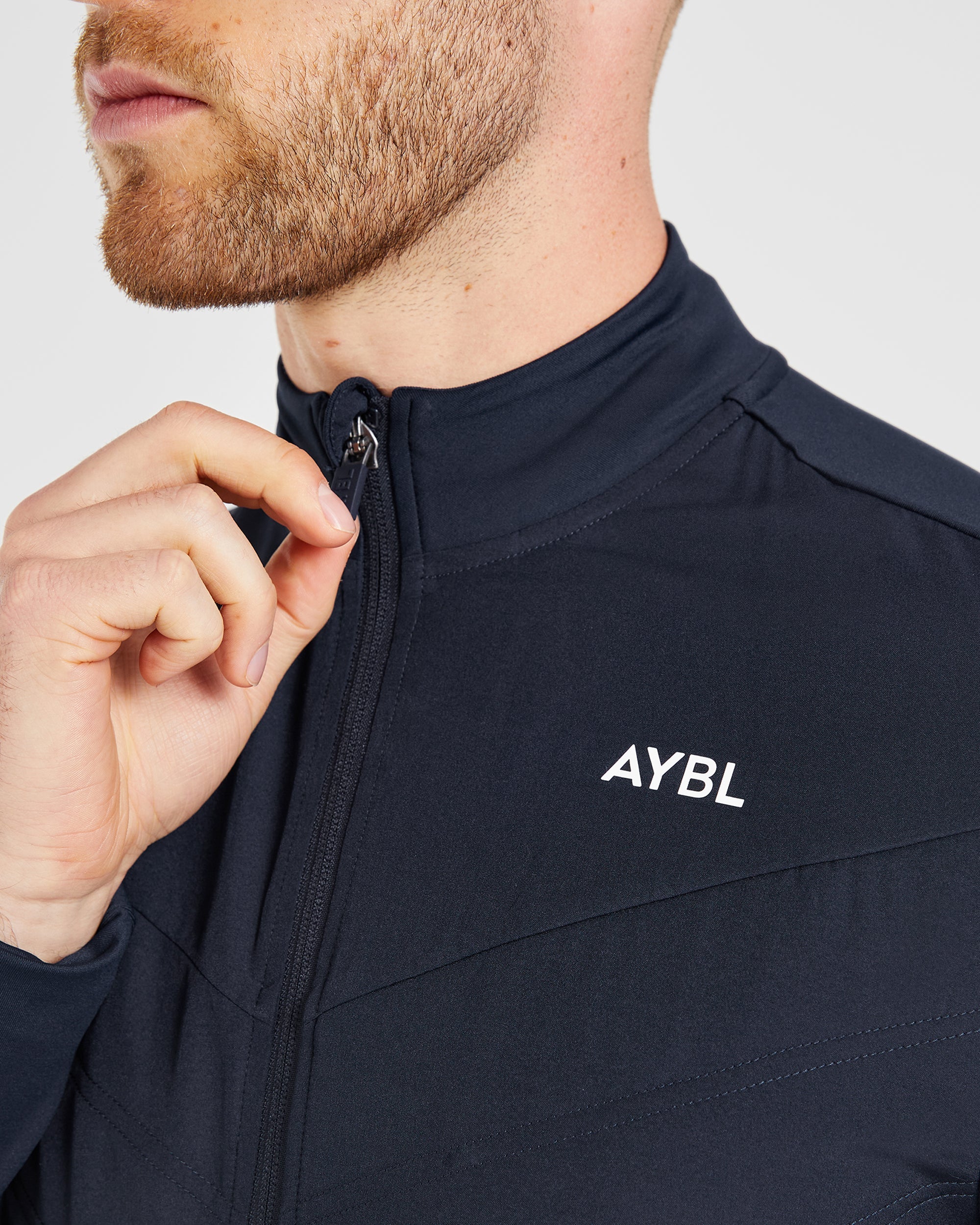 Performance Hybrid Jacket - Navy - Image 5