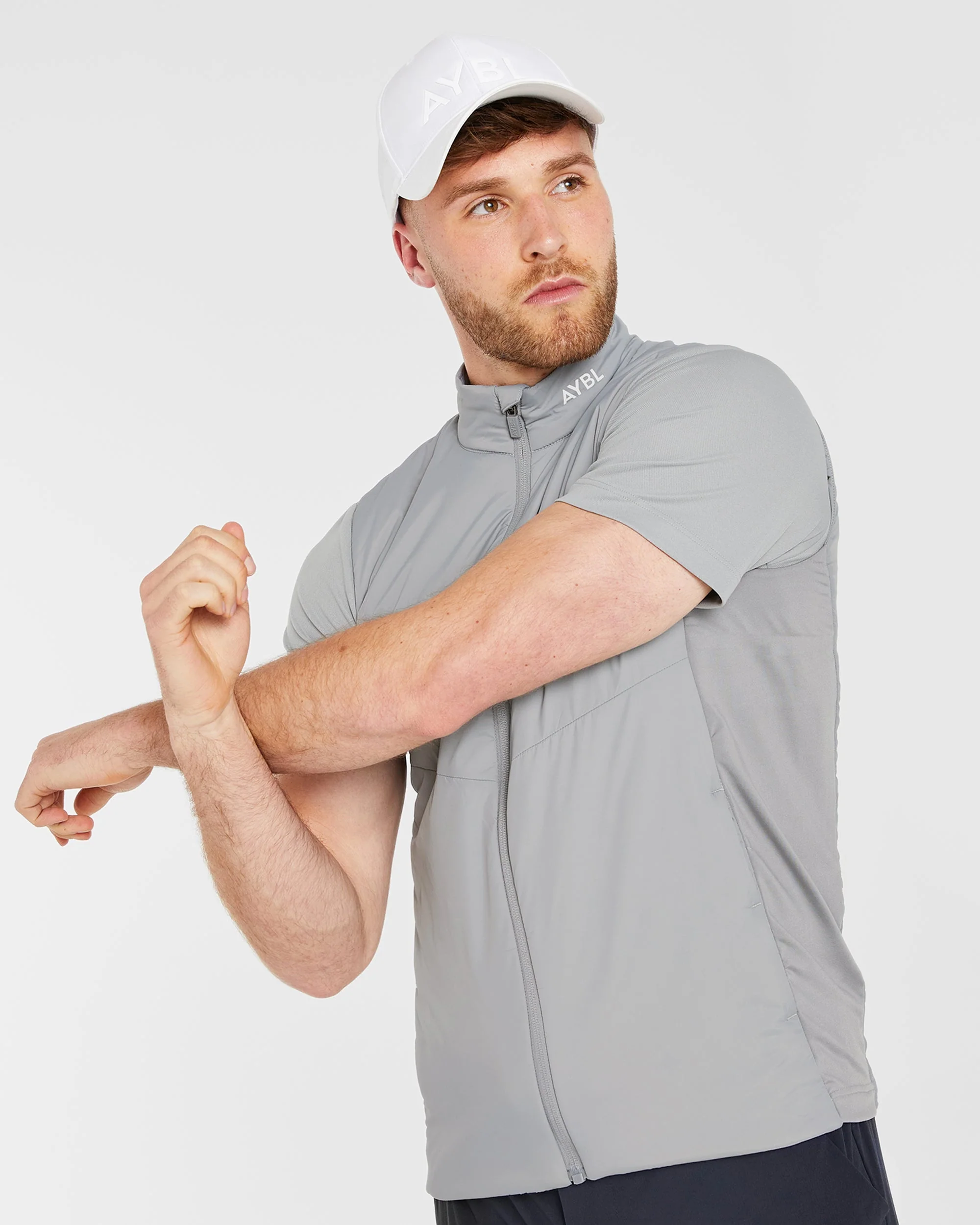Performance Padded Gilet - Grey - Image 8