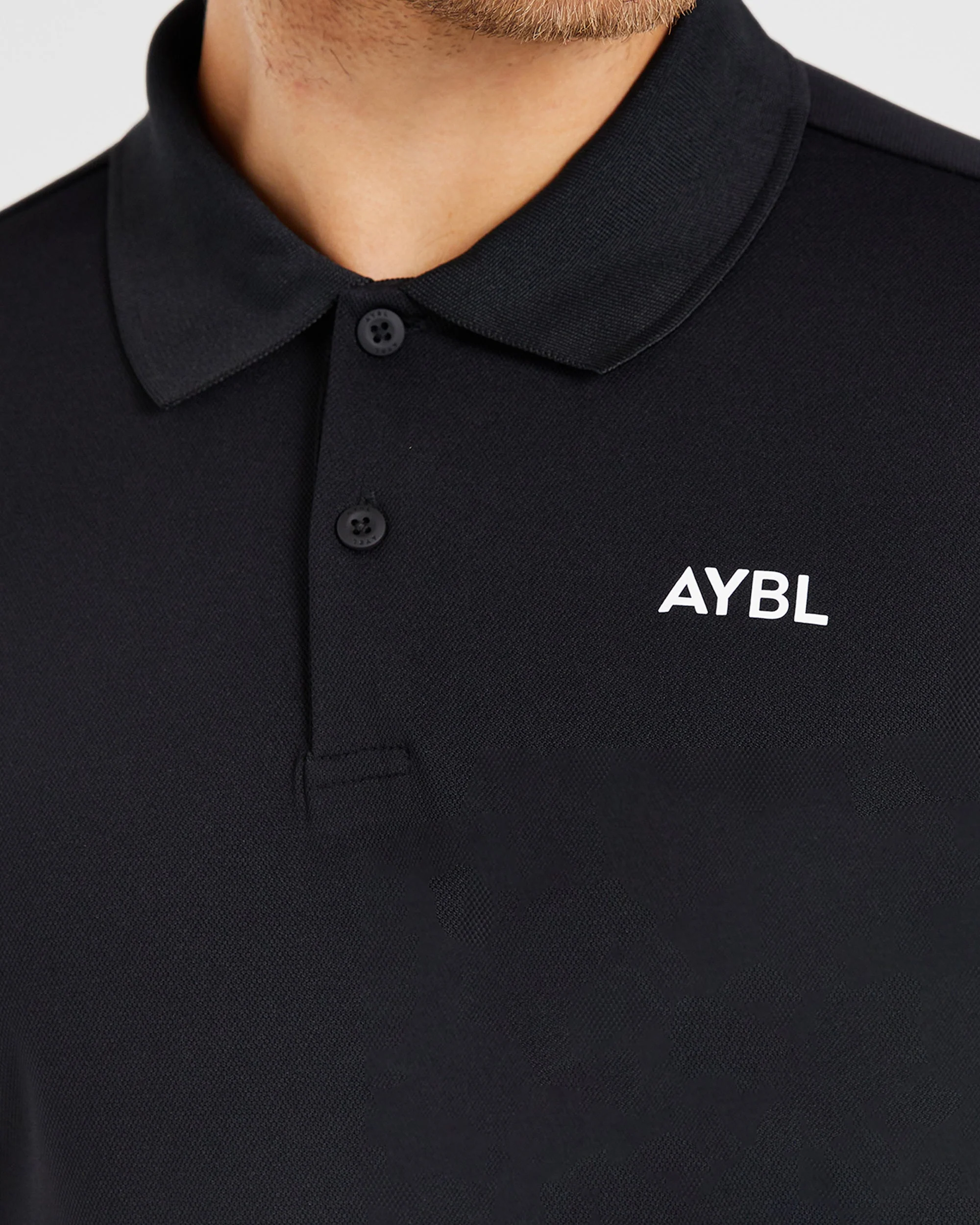 Performance Polo Shirt - Black - Image 6