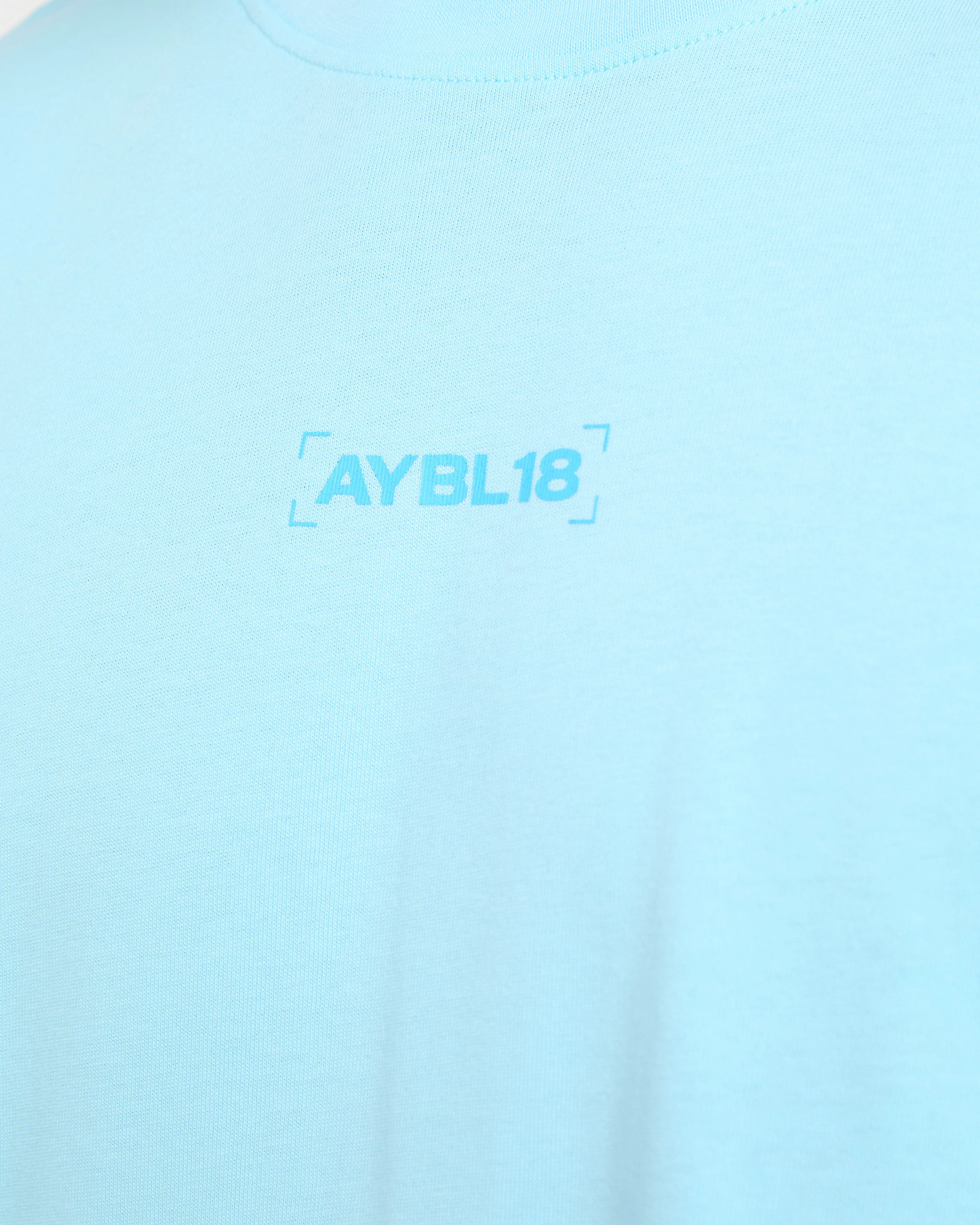 Power Club Oversized T Shirt - Light Blue - Image 5