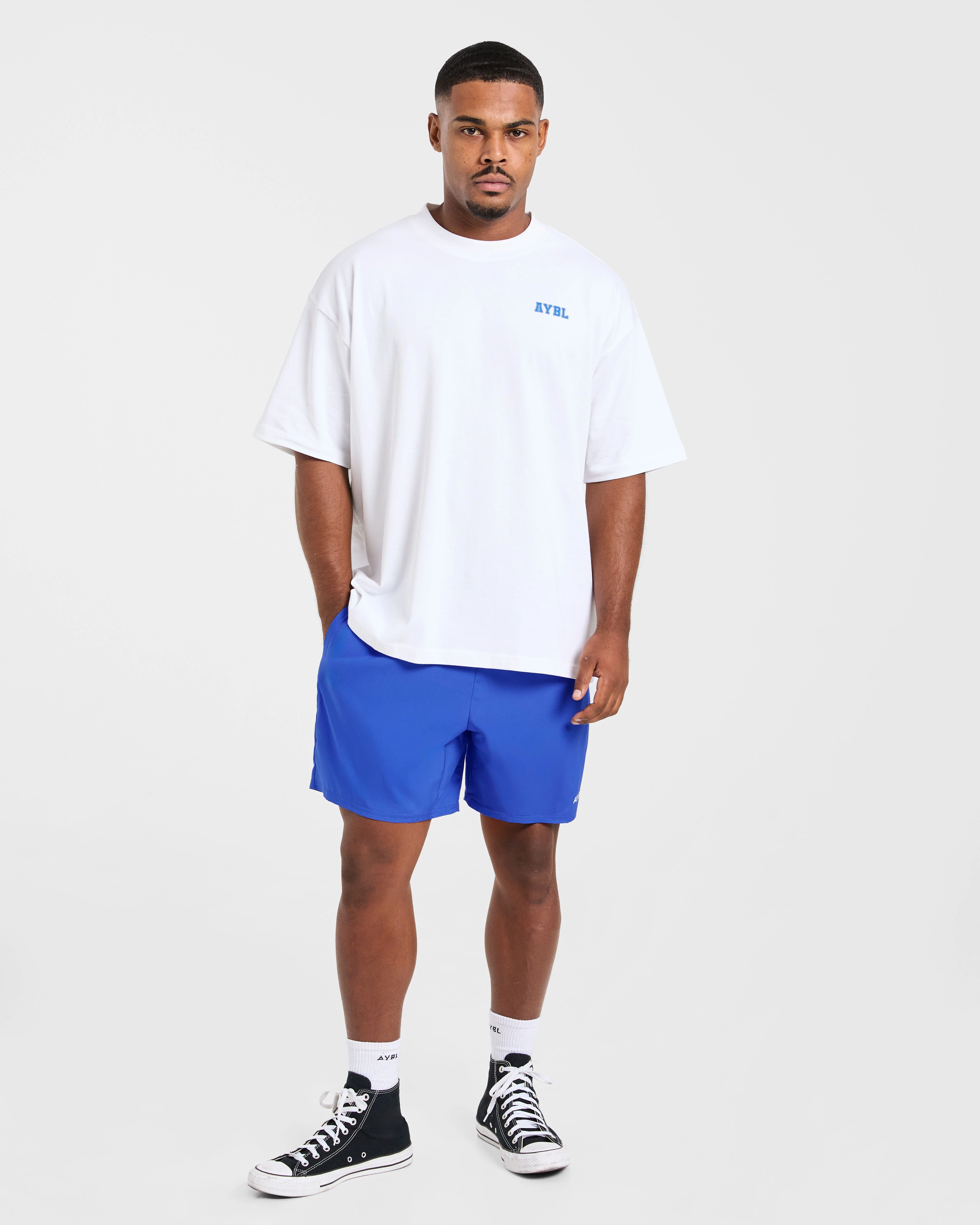 Power In Motion Oversized T Shirt - White - Image 3