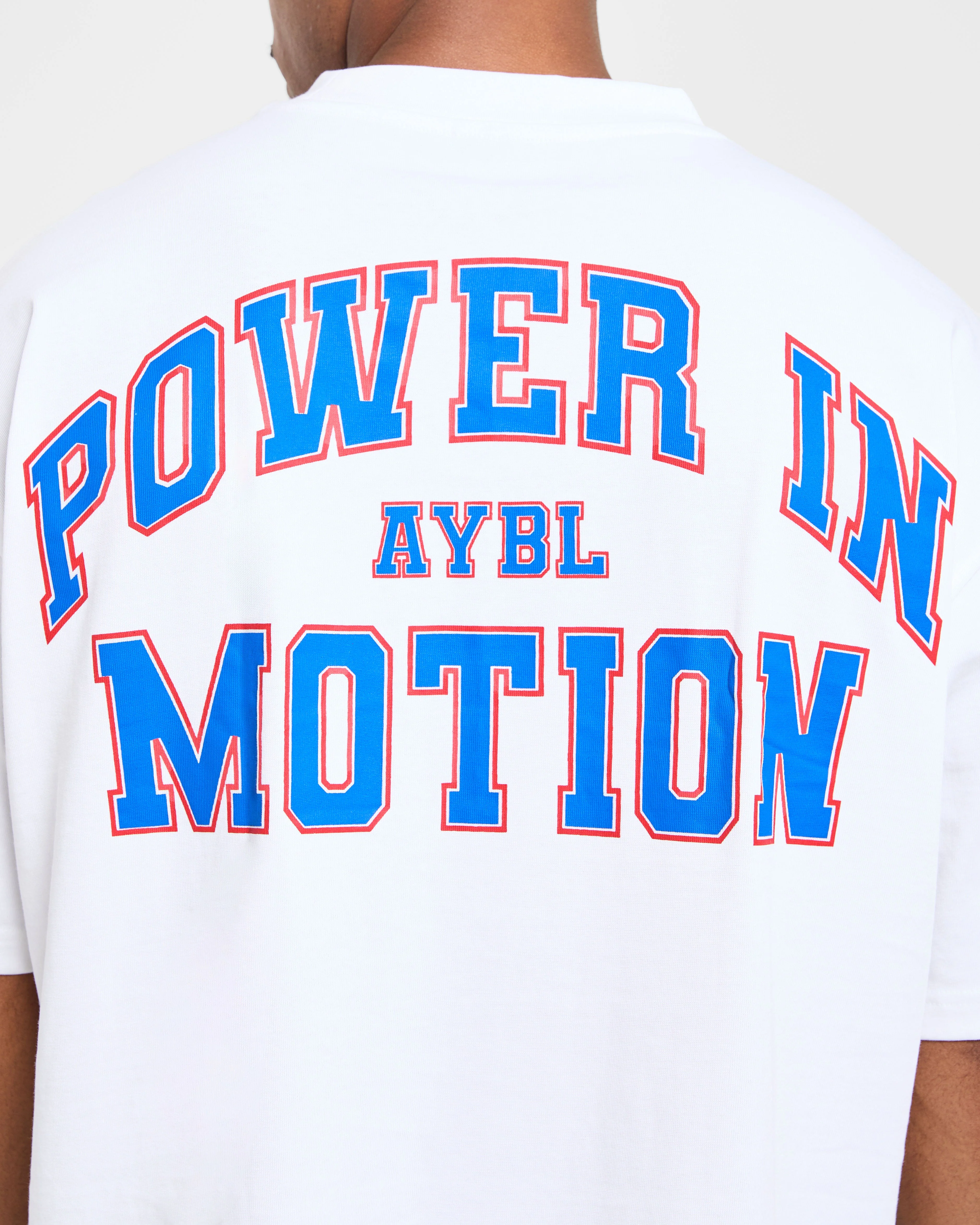 Power In Motion Oversized T Shirt - White - Image 6