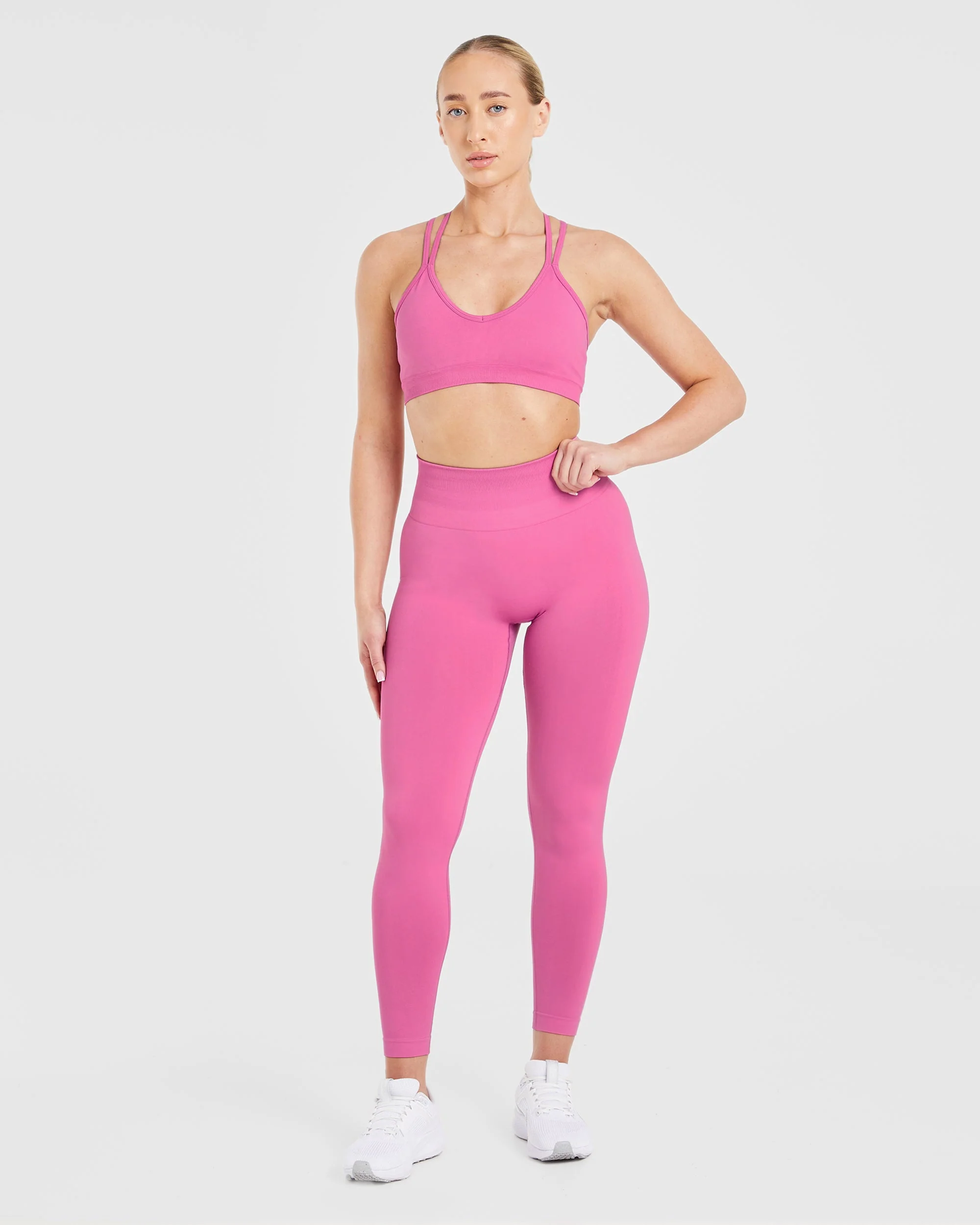 Power Seamless Leggings - Pink - Image 3