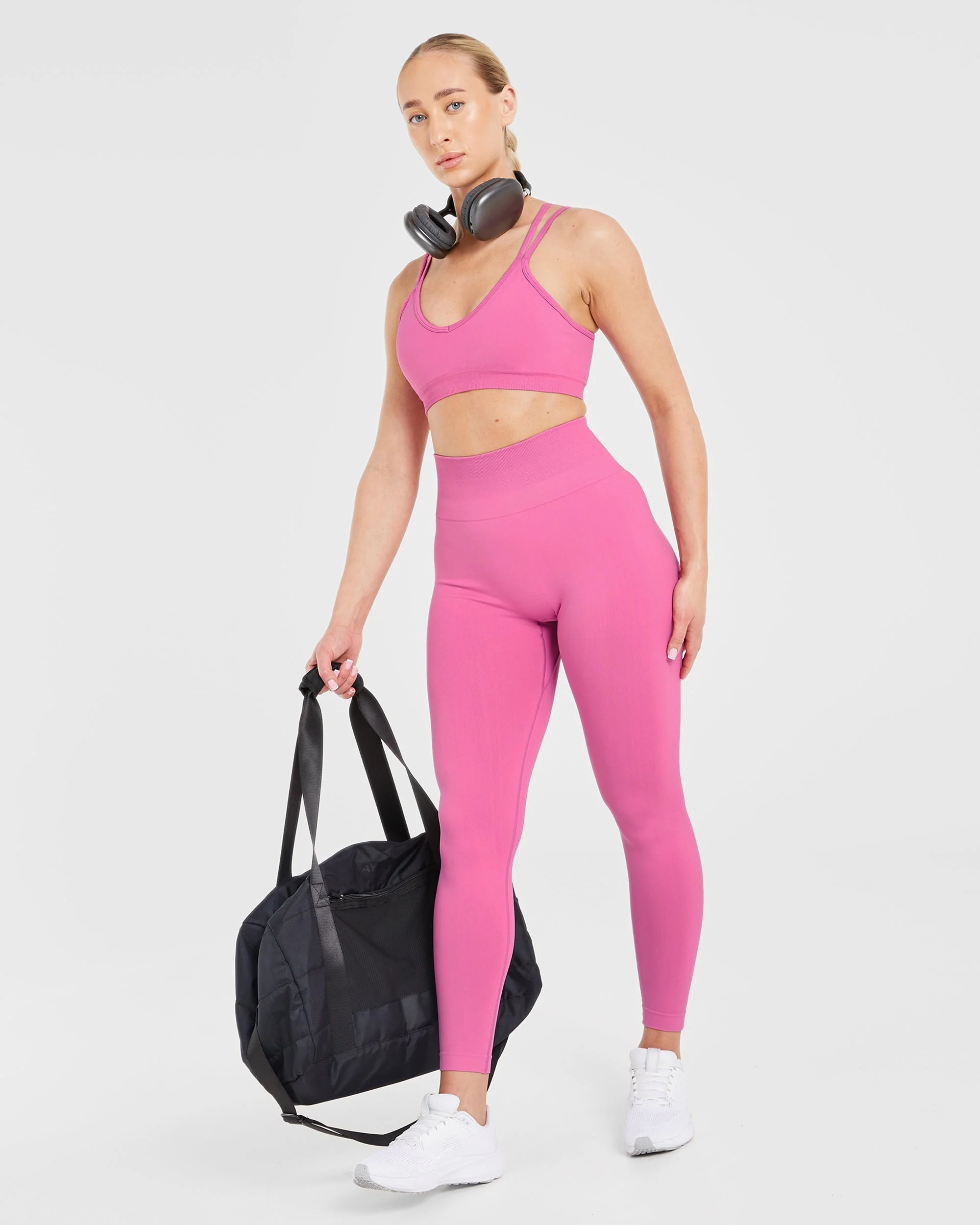 Power Seamless Leggings - Pink - Image 7