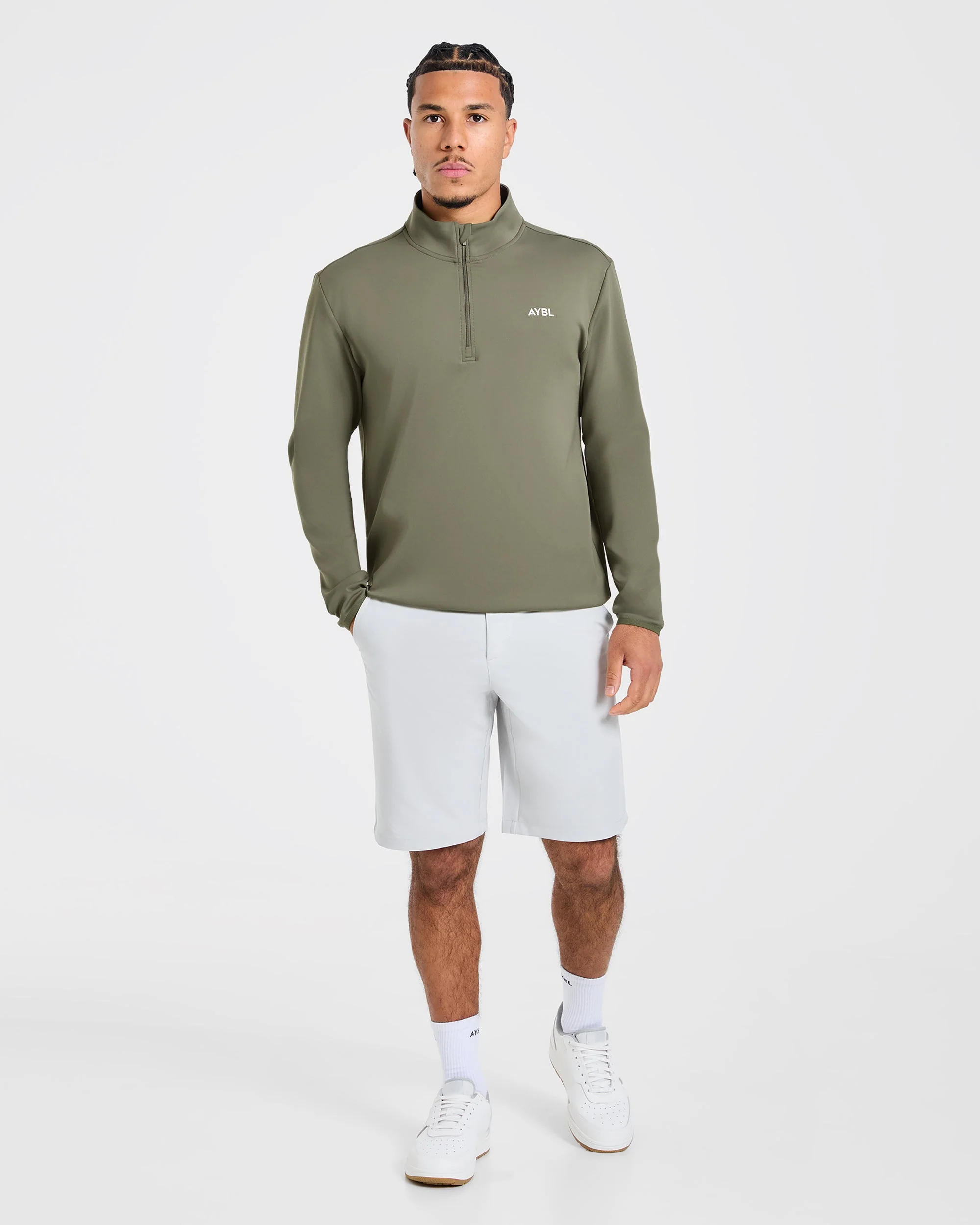 Precision 1/4 Zip Pullover - Deep Sage - Image 3