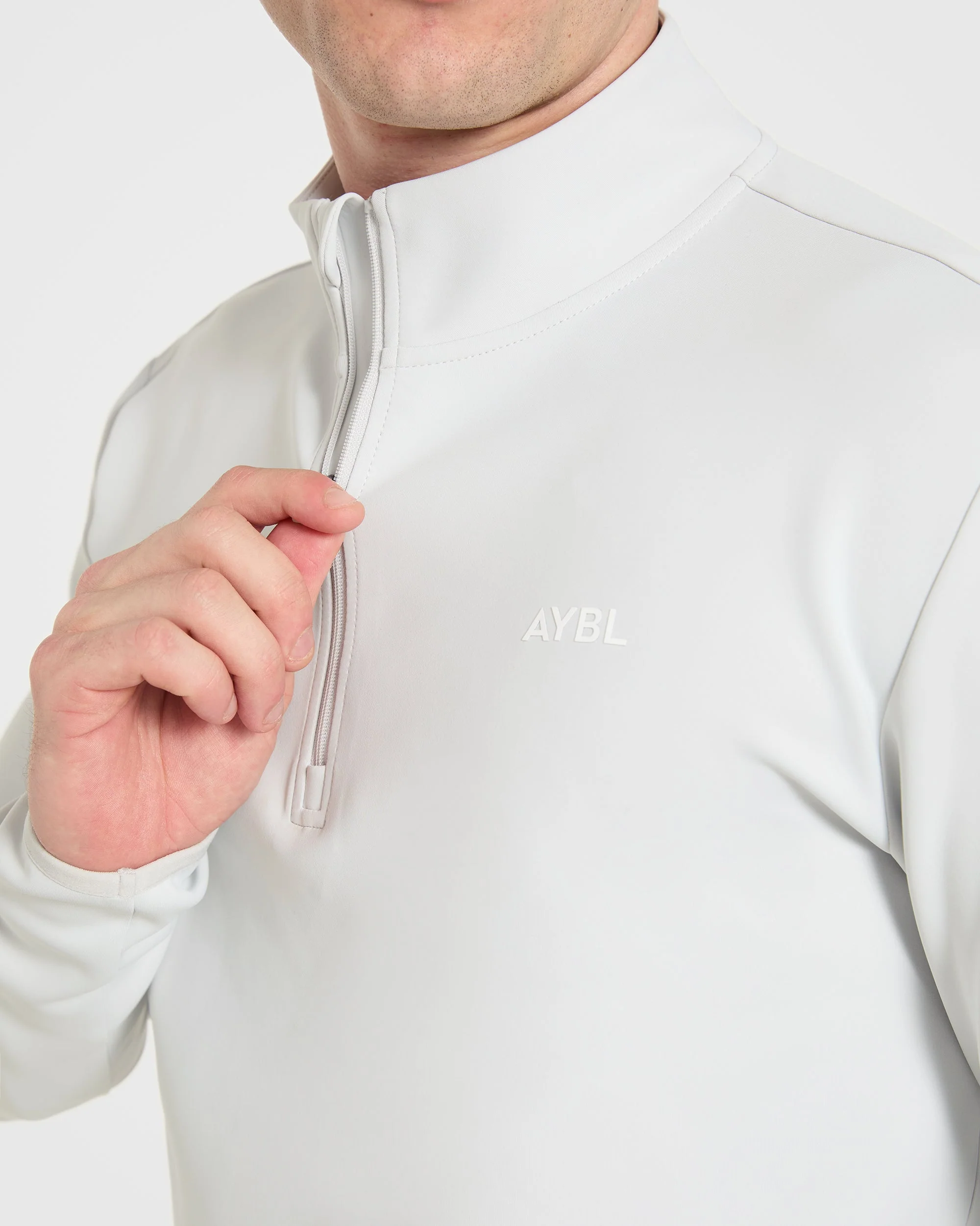 Precision 1/4 Zip Pullover - Ice Grey - Image 6