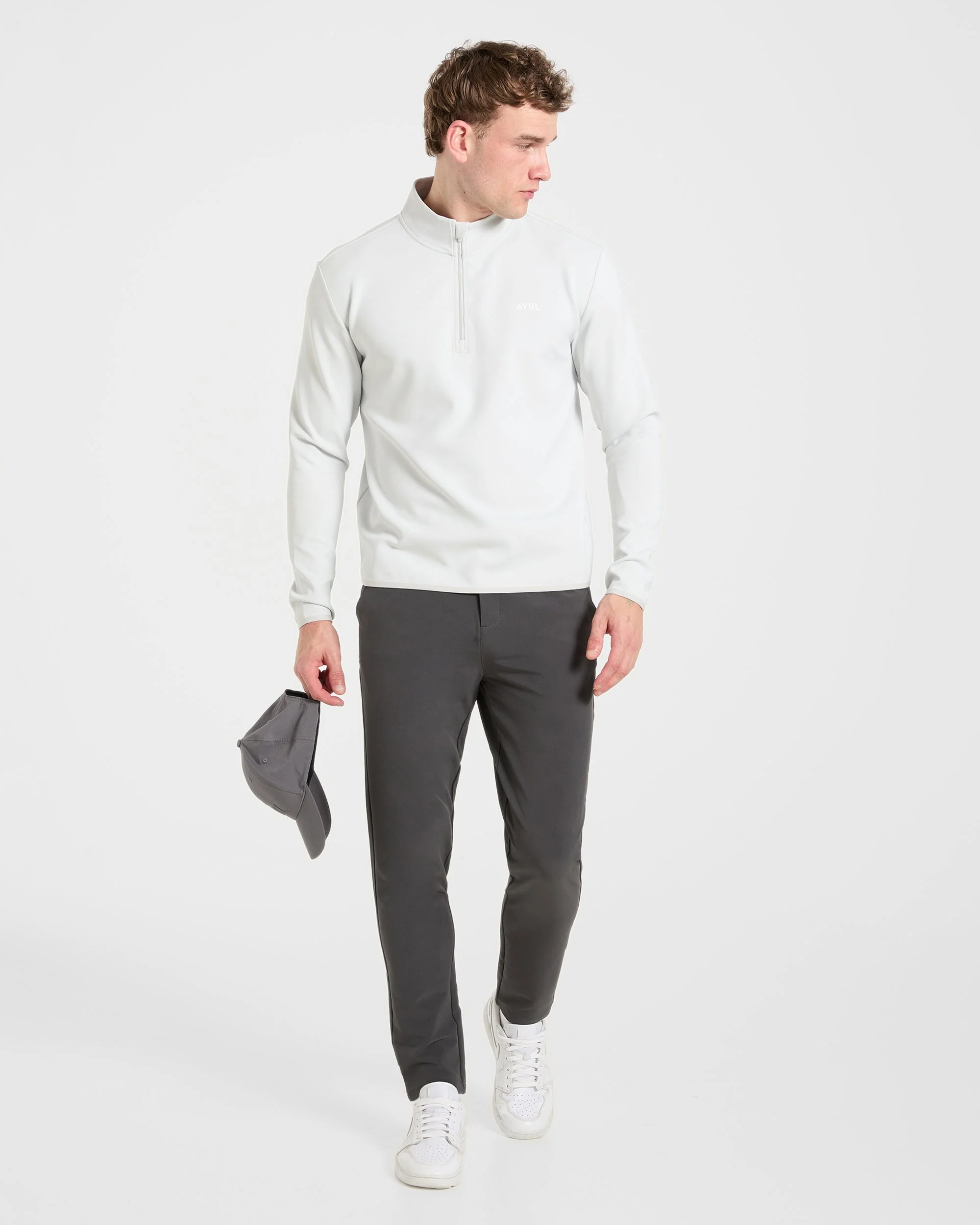 Precision 1/4 Zip Pullover - Ice Grey - Image 7