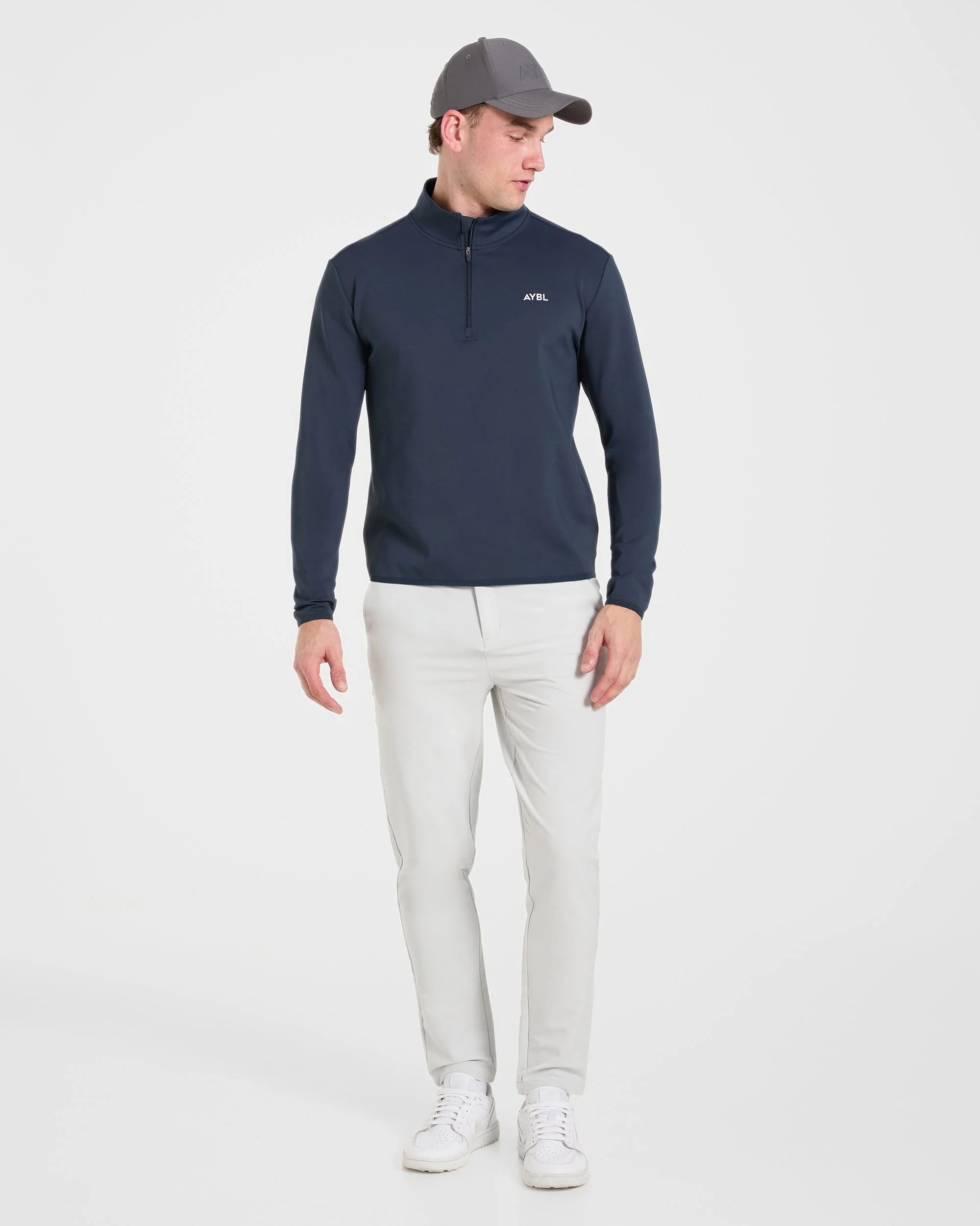 Precision 1/4 Zip Pullover - Navy Blue - Image 8