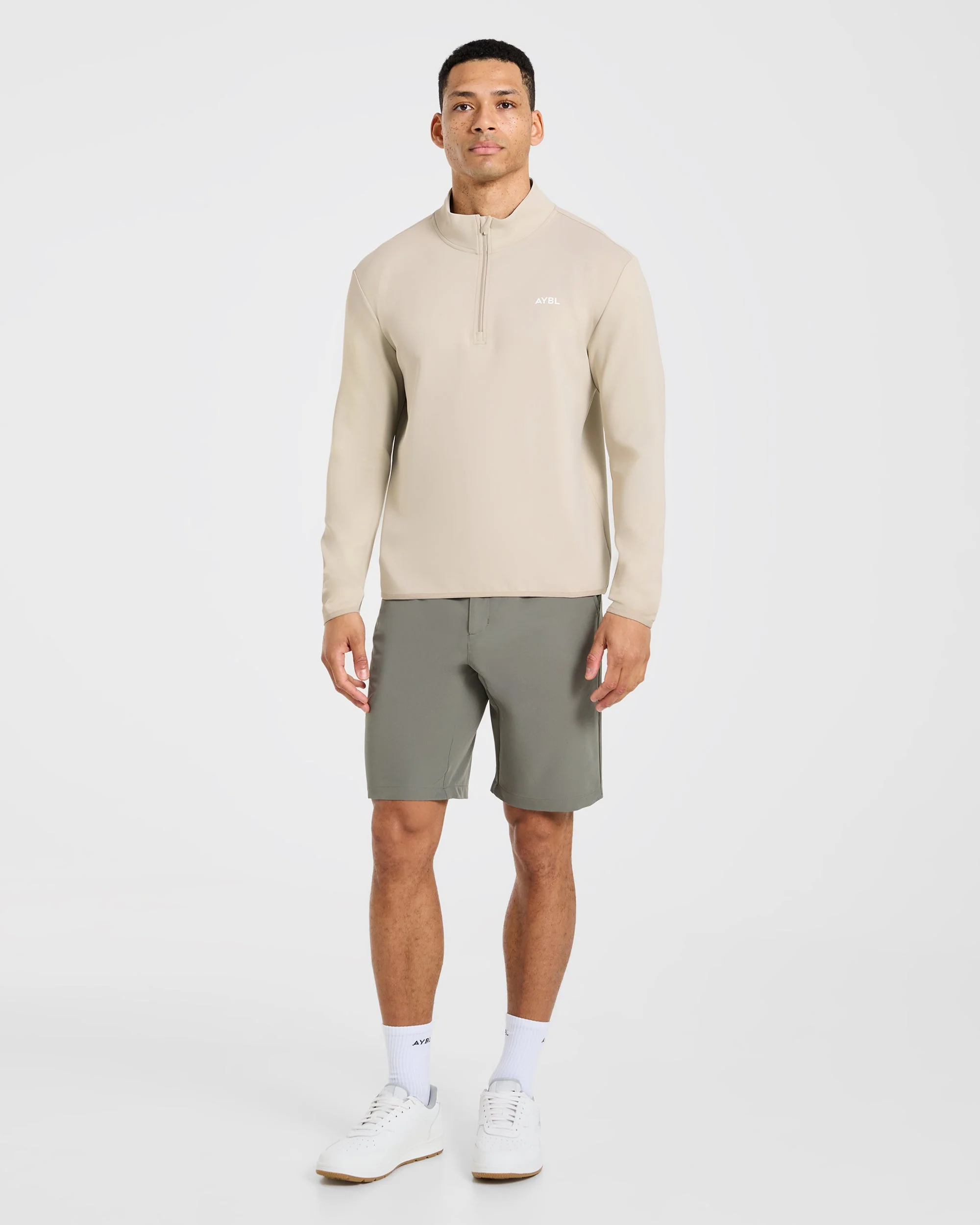 Precision 1/4 Zip Pullover - Sand - Image 3